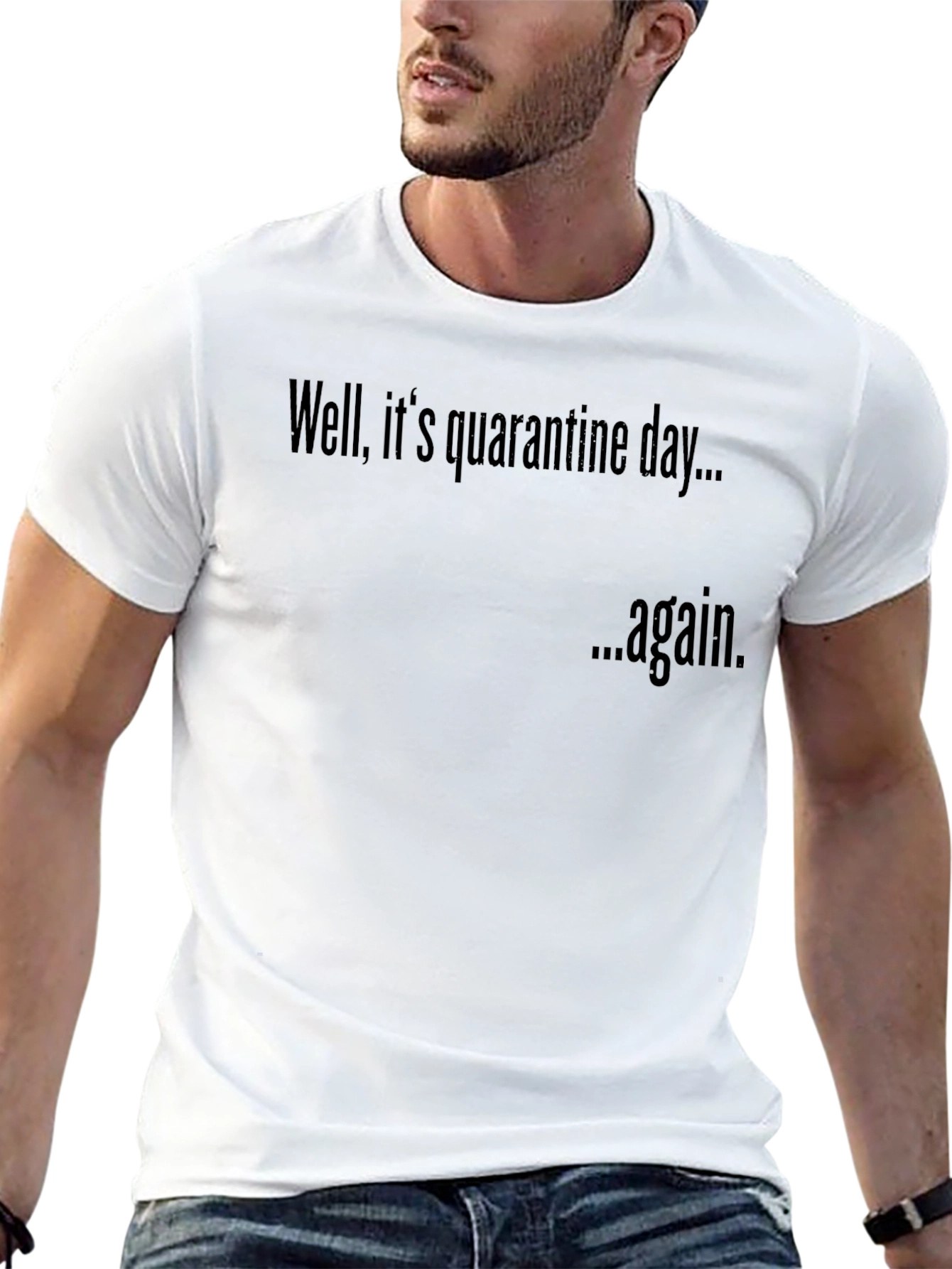 Quarantine Day Black T-Shirt