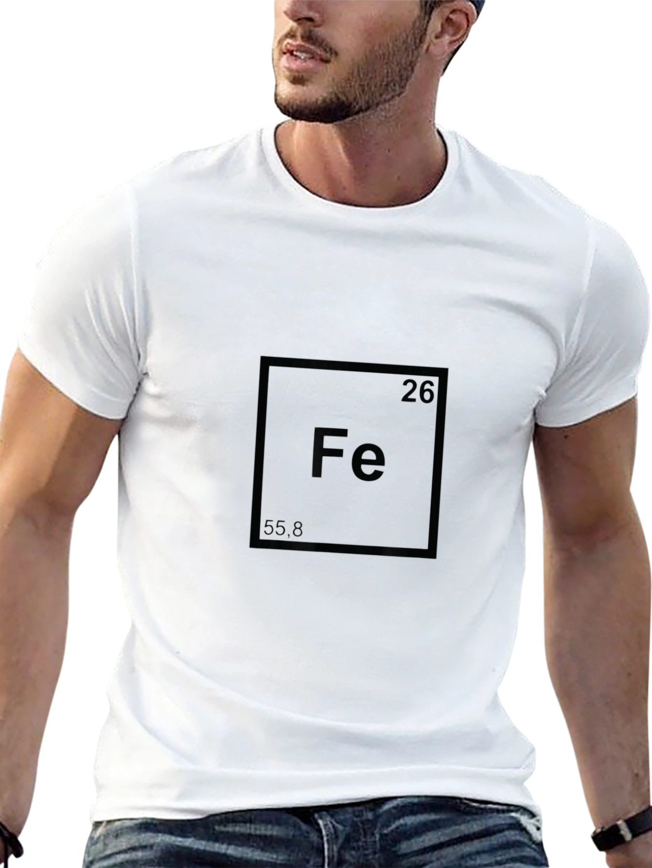 Iron Element Periodic Table T-Shirt - Cool Science Tee