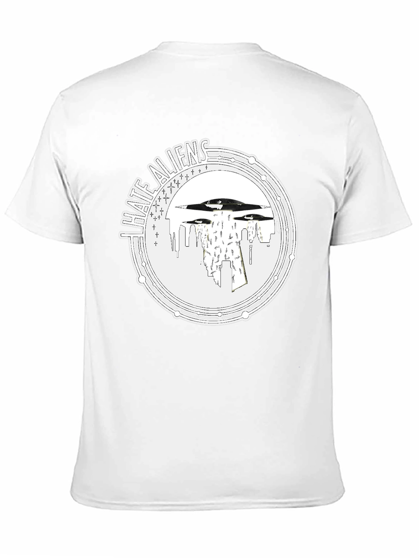 I Hate Aliens UFO T-Shirt