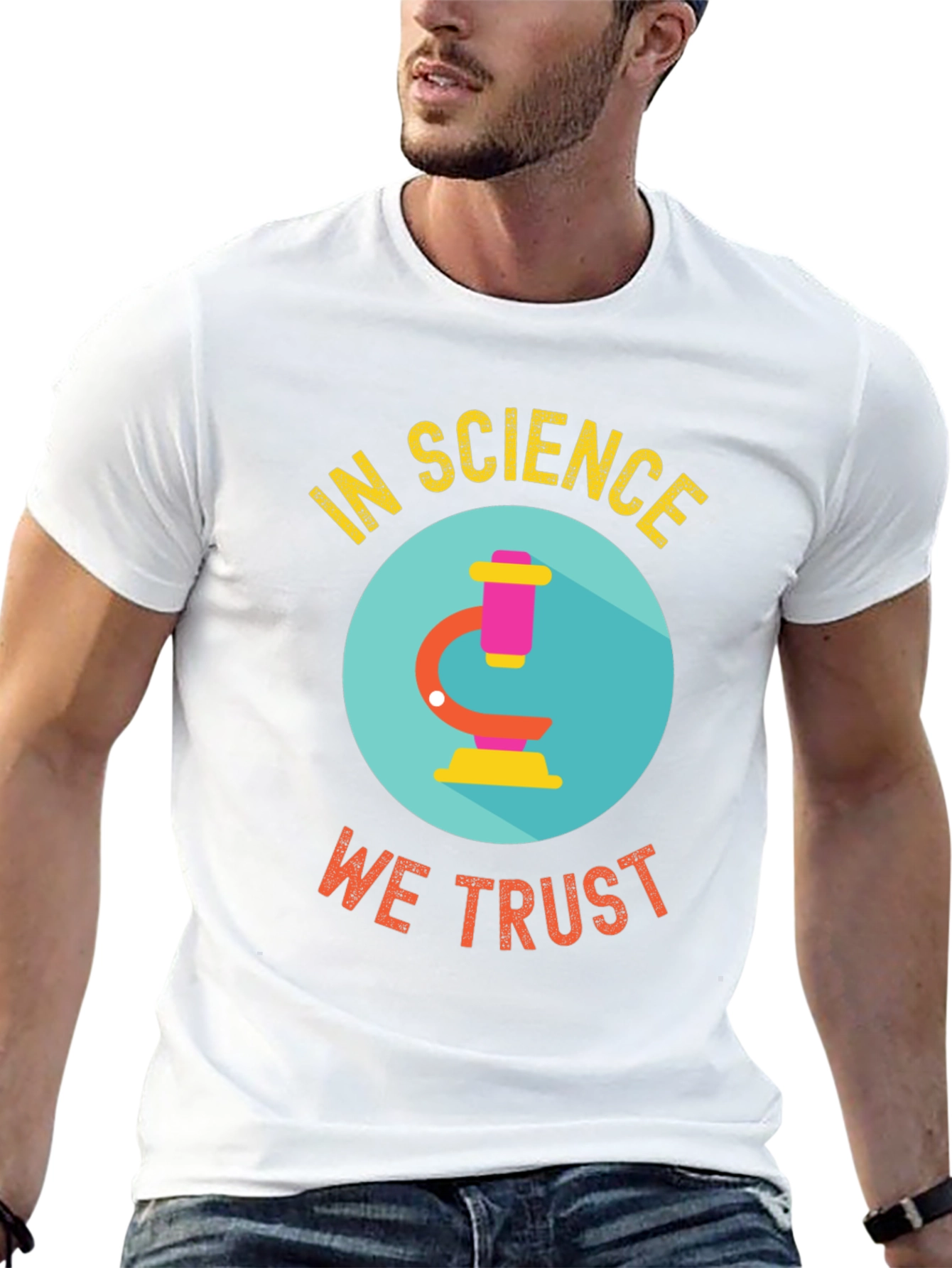 In Science We Trust Black T-Shirt