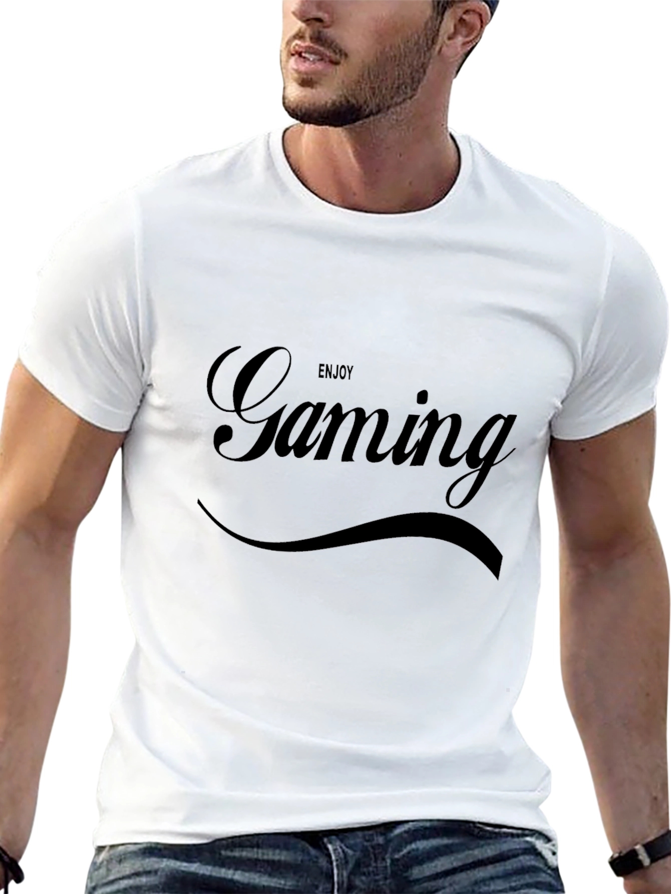 Enjoy Gaming T-Shirt - Classic Black Tee