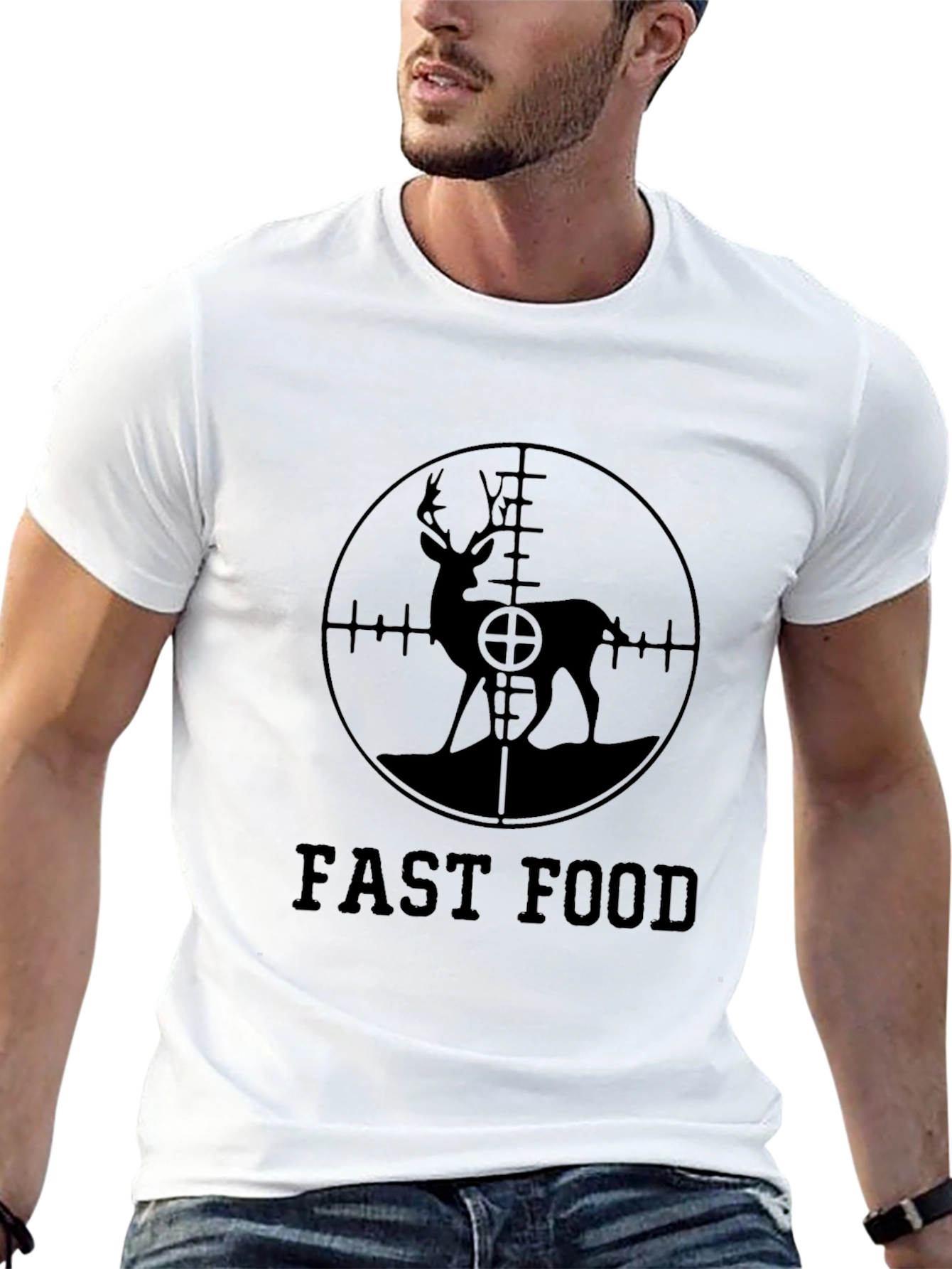 Fast Food Deer Hunting T-Shirt