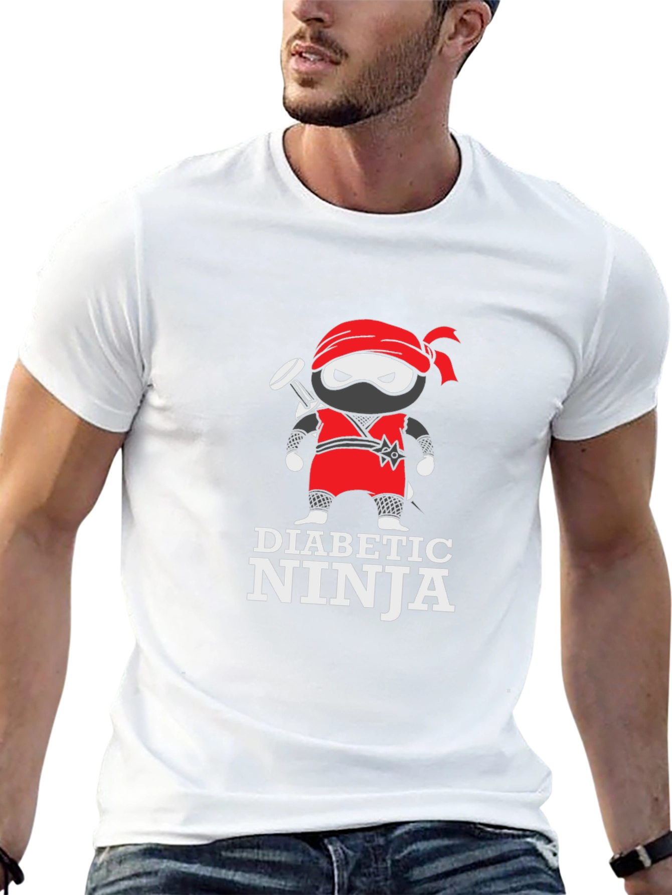 Diabetic Ninja T-Shirt - Funny Health Awareness Tee