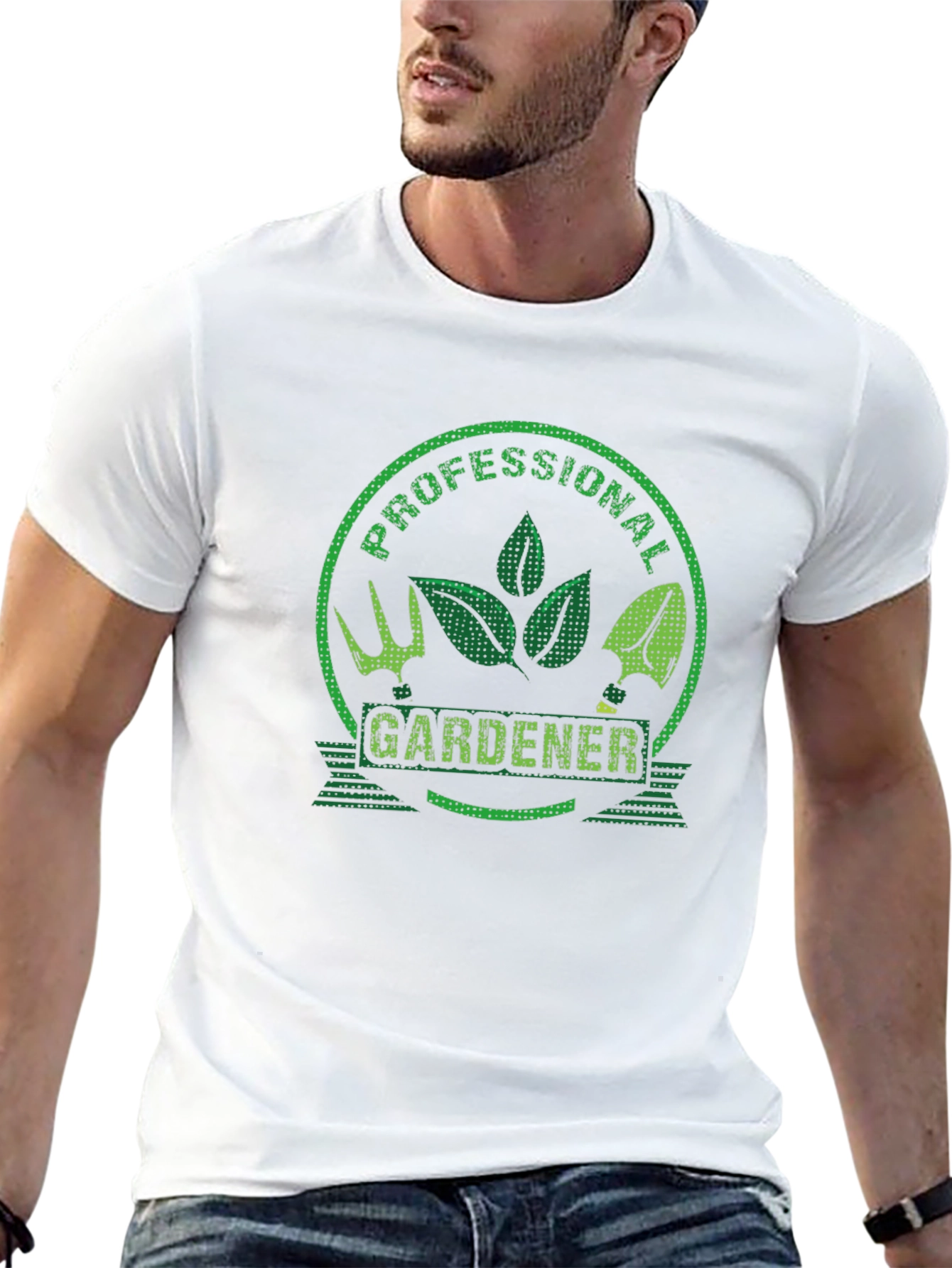 Professional Gardener Graphic T-Shirt - Green