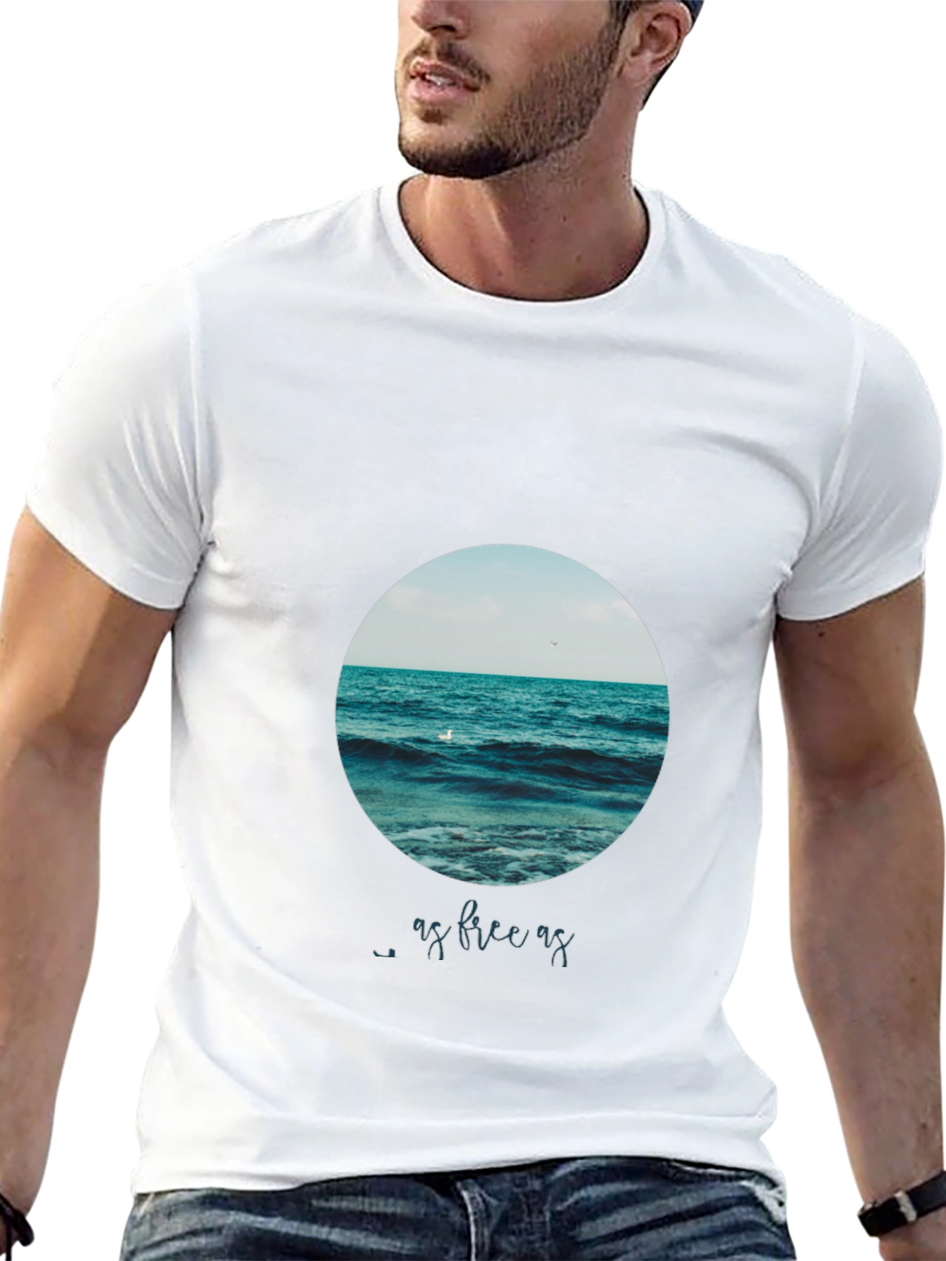 Ocean View Graphic T-Shirt
