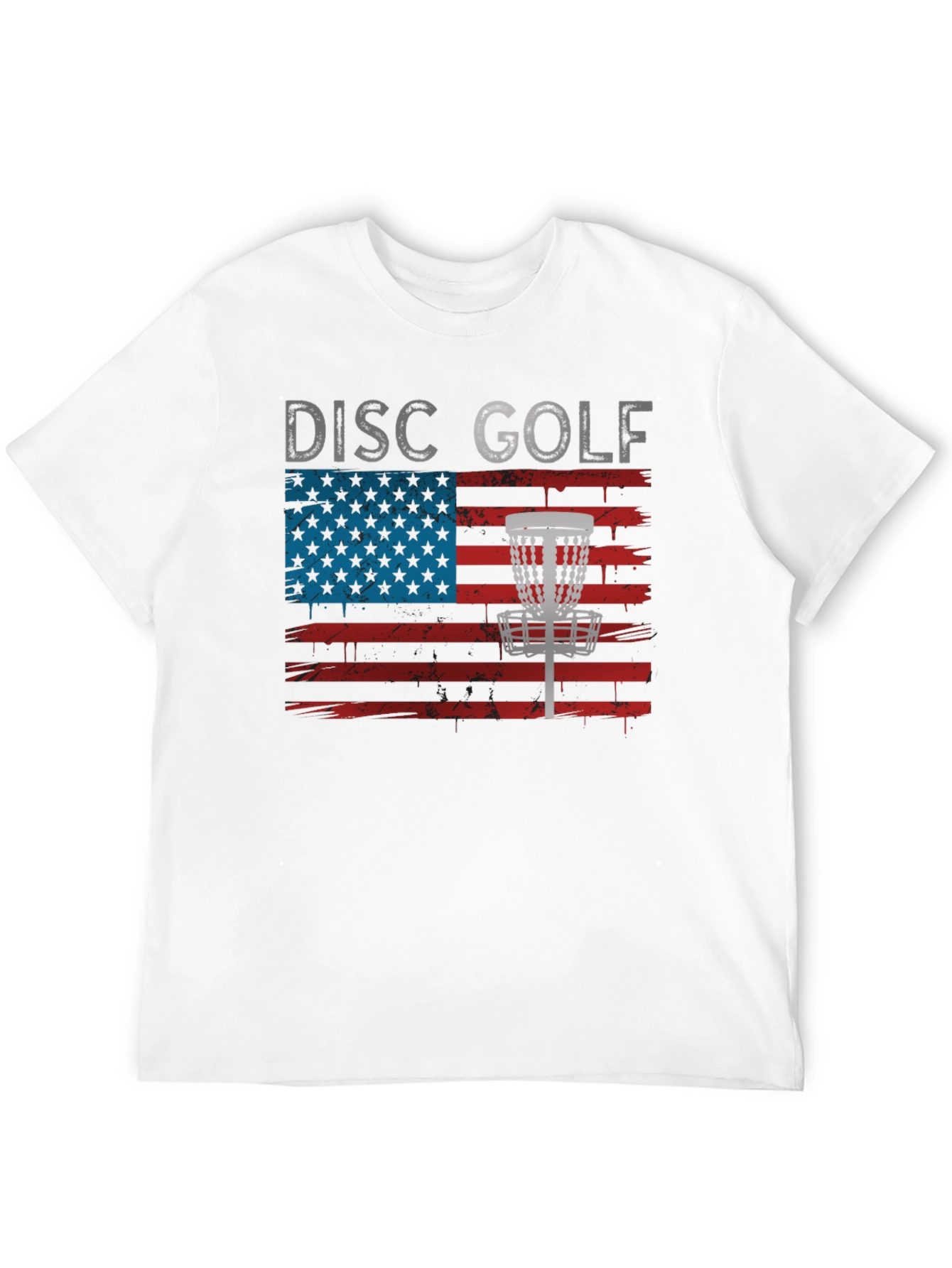 Patriotic Disc Golf Tee