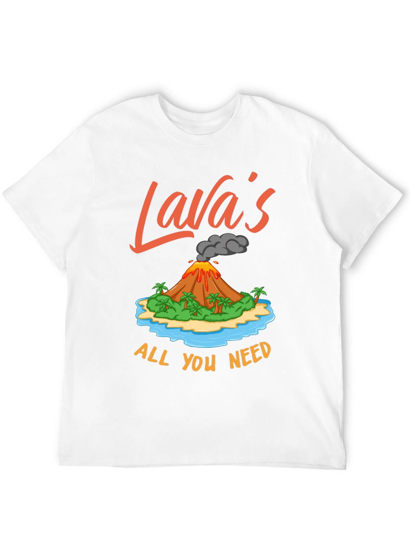 Lavas All You Need Mens Graphic T-Shirt