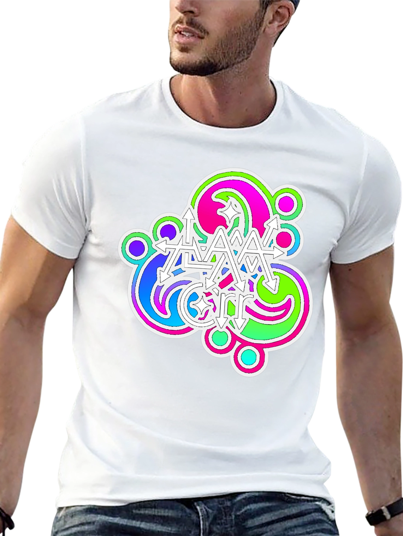 Vibrant Graphic Print Tee - Cool & Stylish Design
