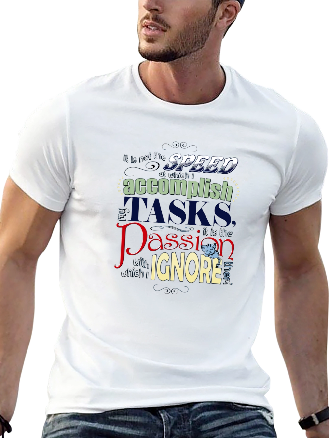 Speed Accomplish Graphic Tee - Black T-Shirt
