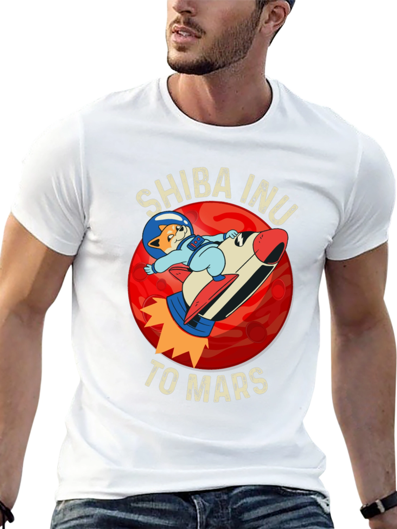 Shiba Inu To Mars T-Shirt