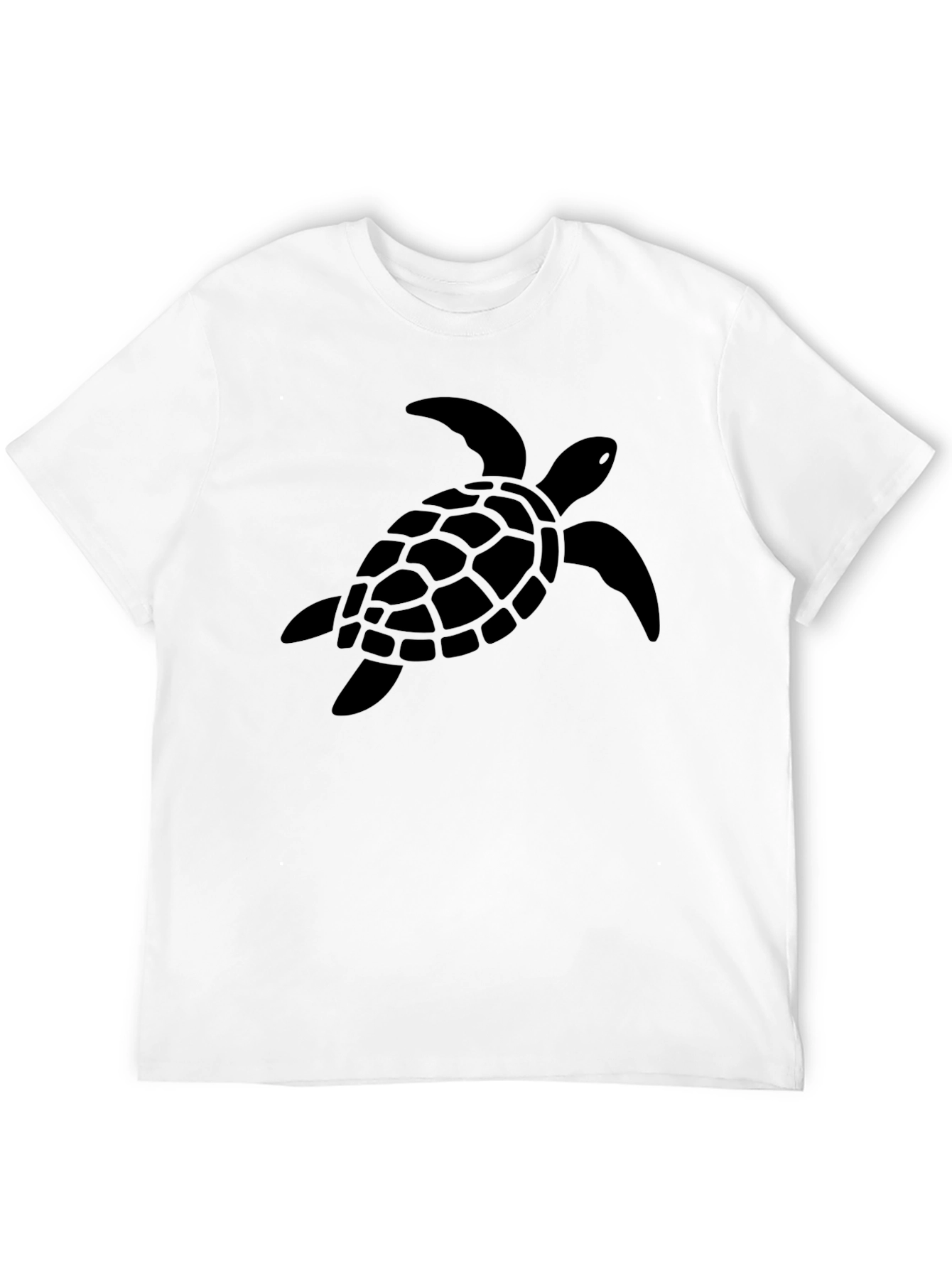 Black Turtle Graphic Tee - Casual Mens Shirt