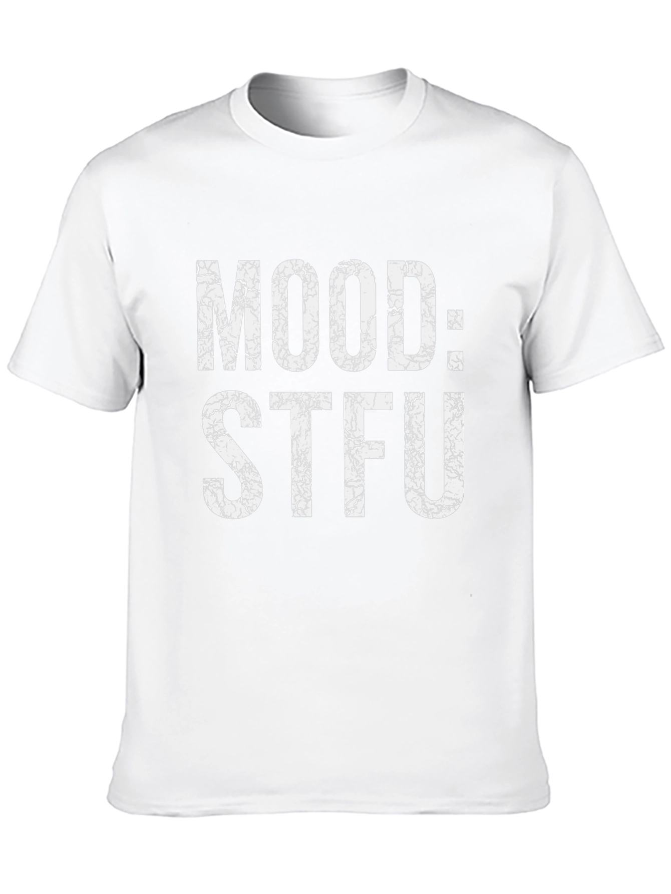 Mood STFU Black Graphic T-Shirt - Unisex