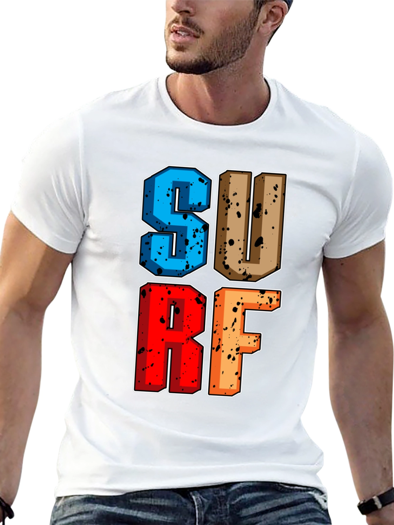 Surf Graphic Tee - Retro Design
