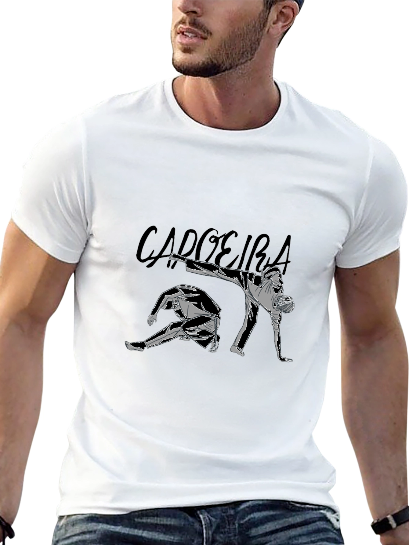 Black Capoeira Graphic Tee