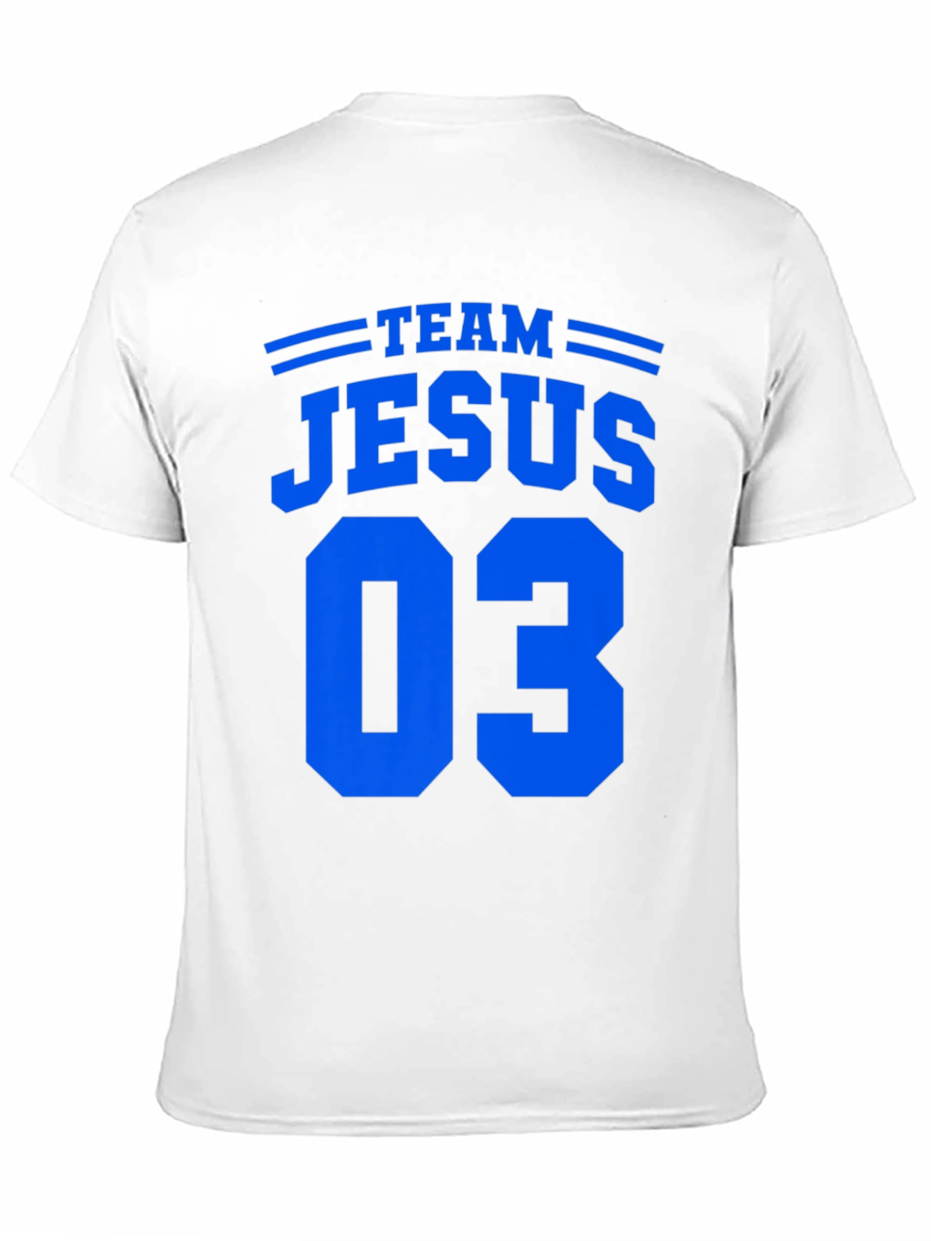 Team Jesus 03 Black Graphic T-Shirt