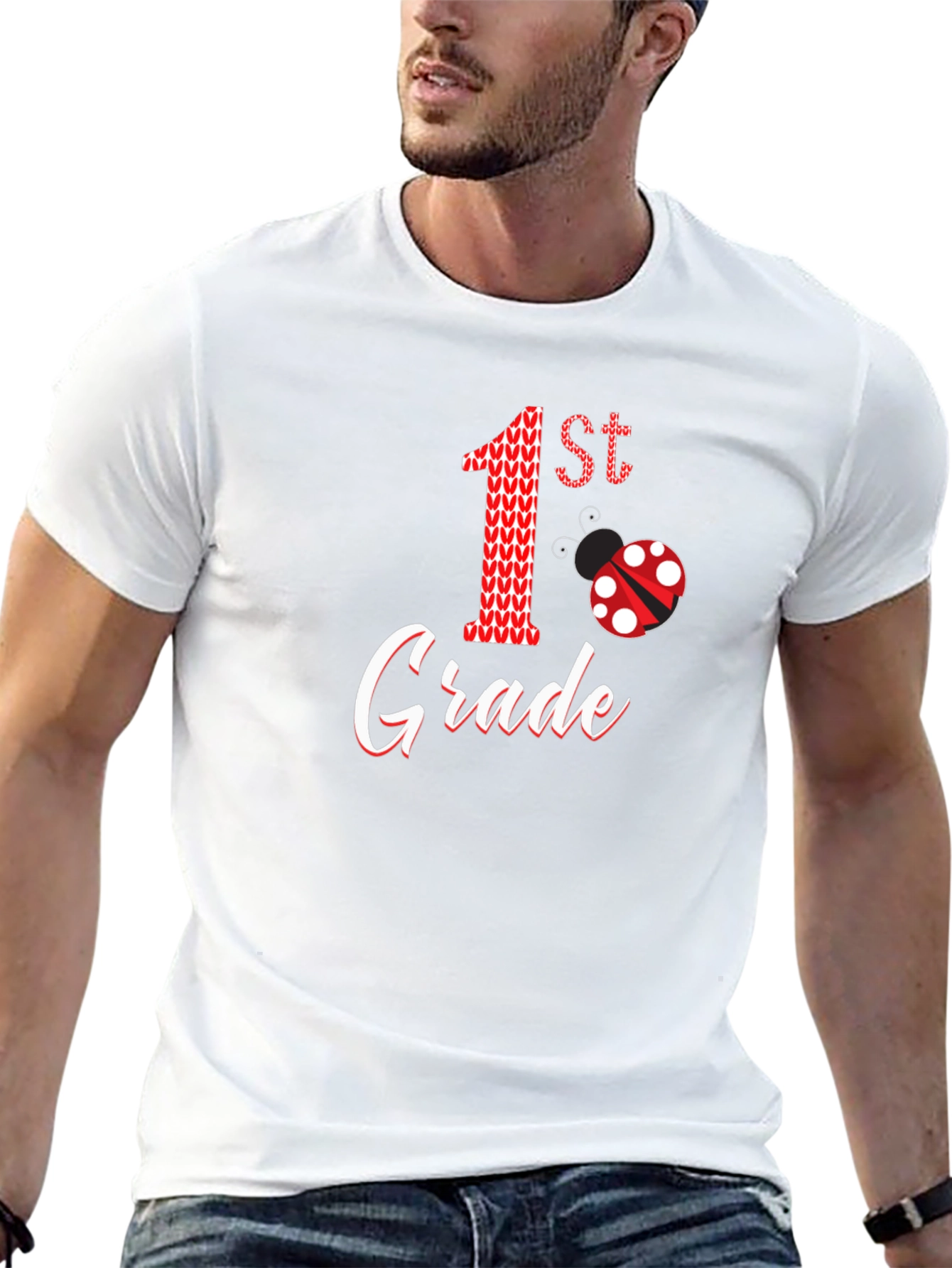 1st Grade Ladybug T-Shirt - Back to School