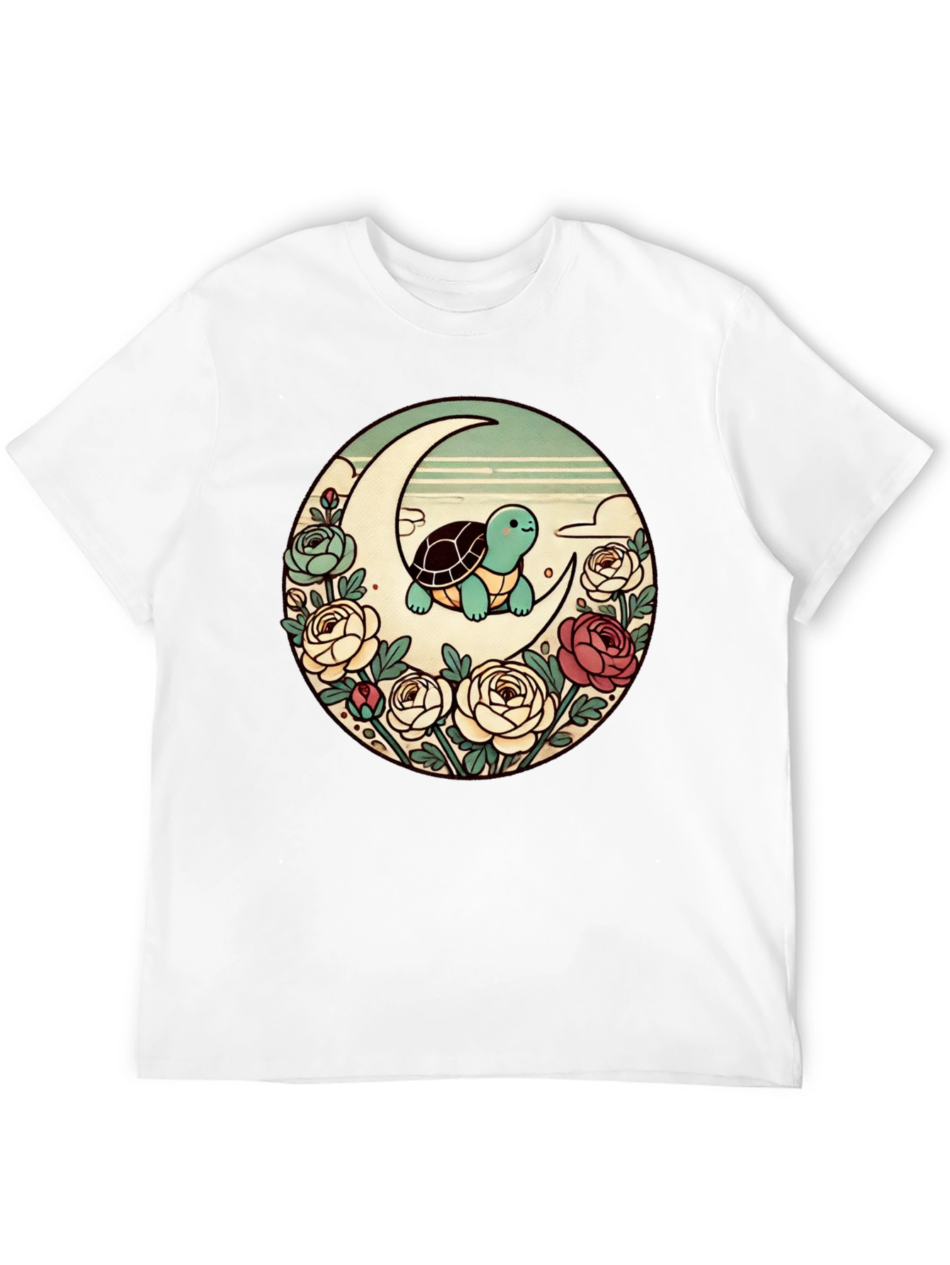 Turtle on the Moon Graphic Tee