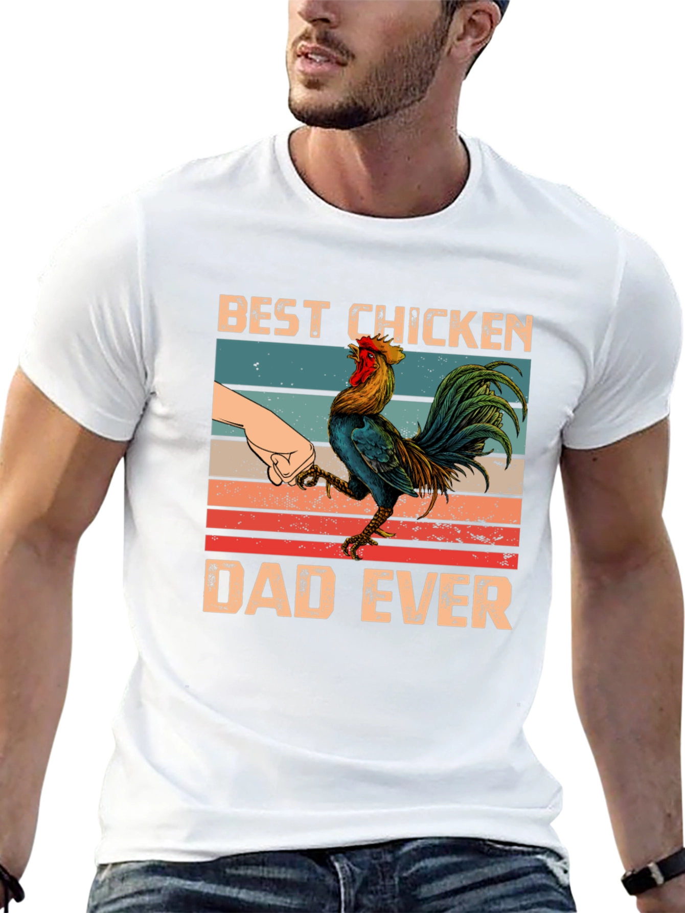 Best Chicken Dad Ever T-Shirt