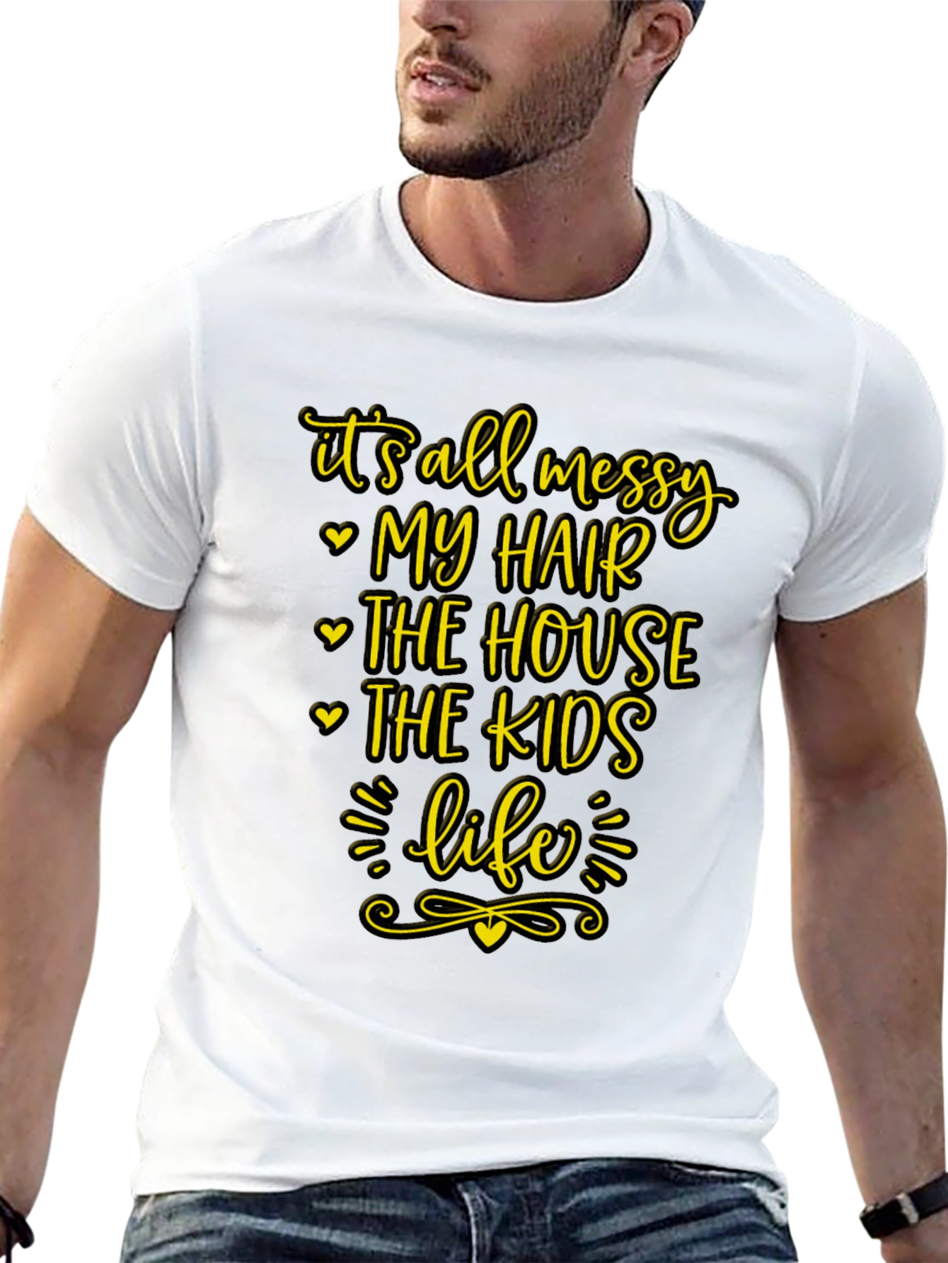 Messy Life Tee - Funny Graphic T-Shirt