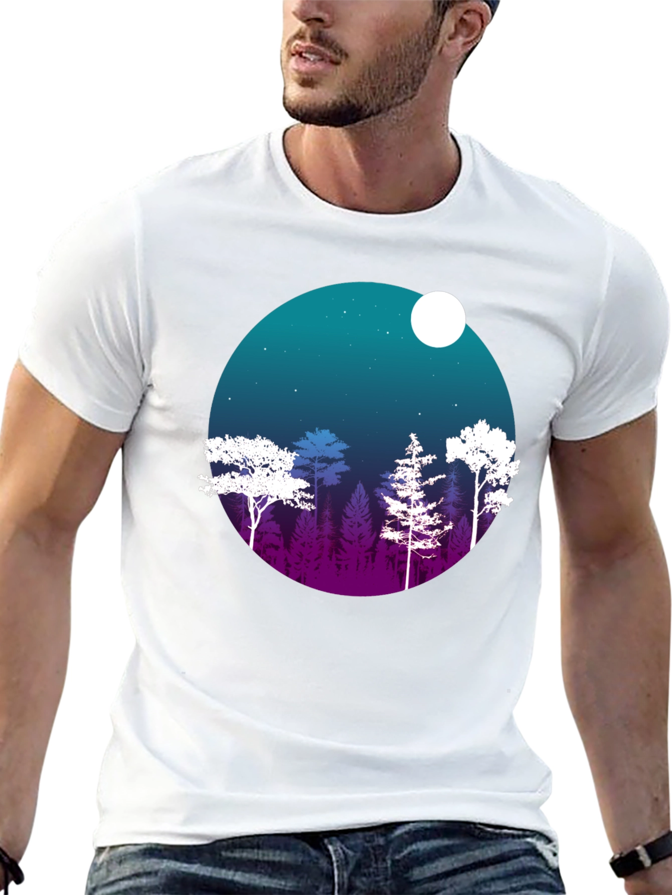Night Forest Graphic Tee