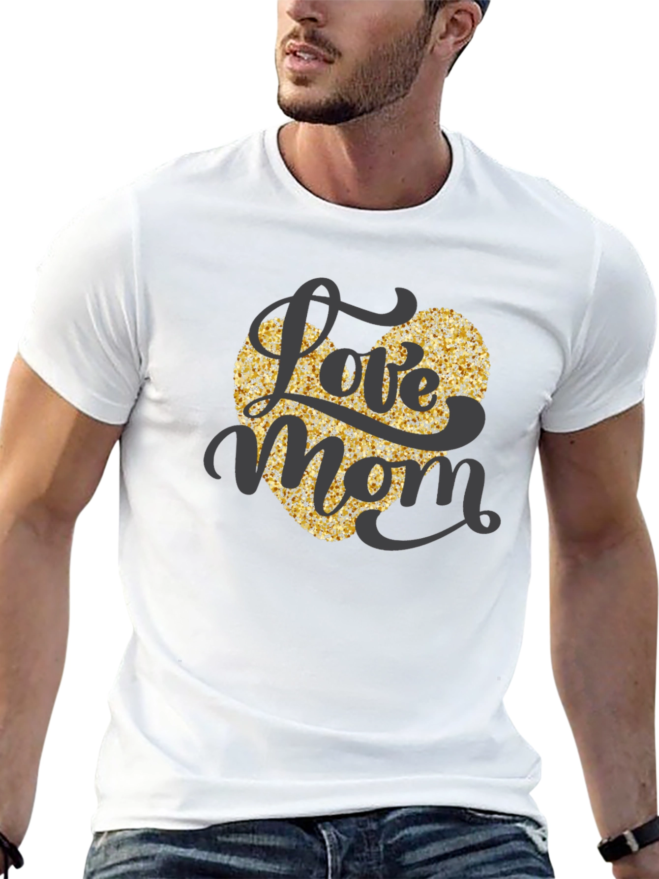 Love Mom Heart T-Shirt