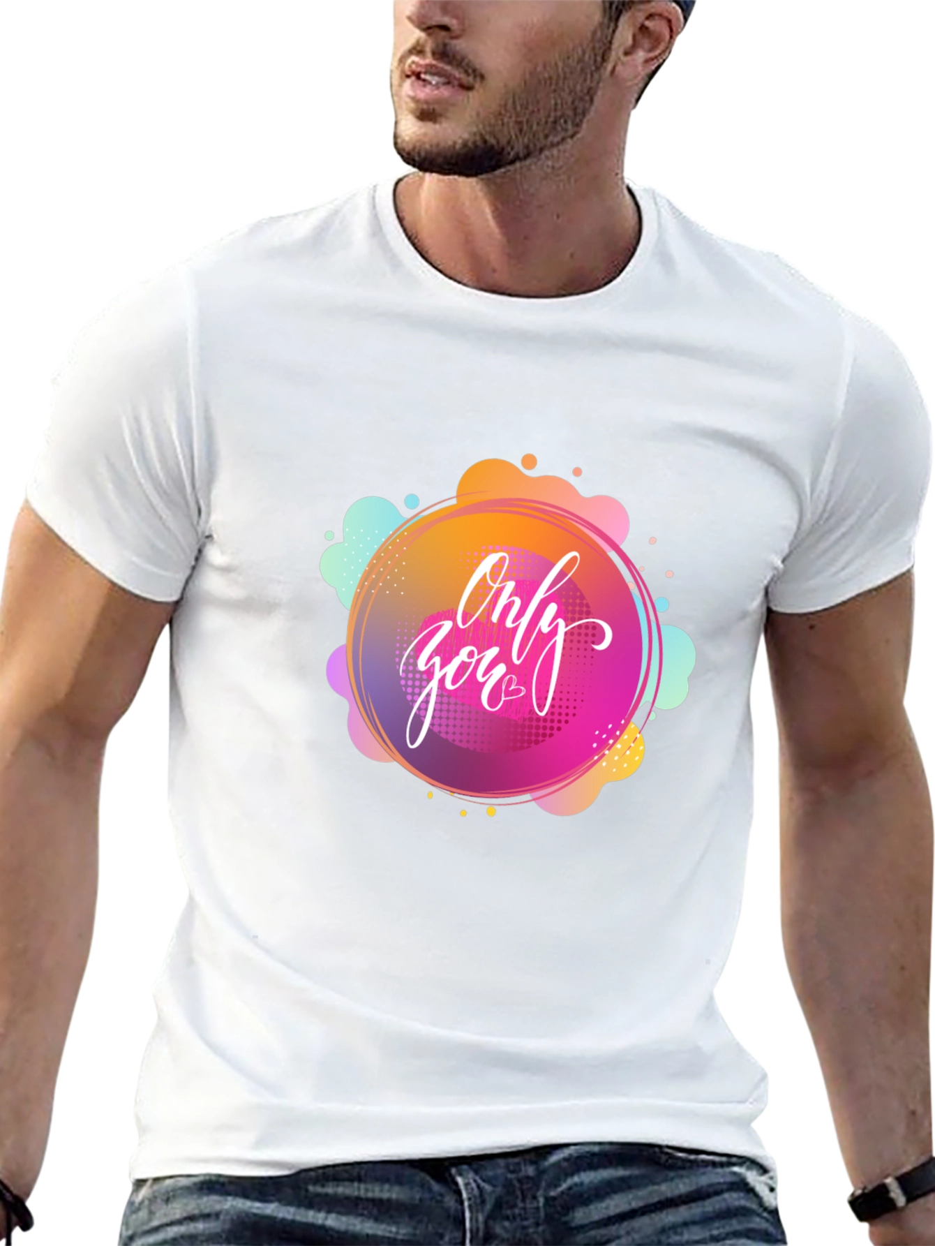 Only You Graphic Black T-Shirt