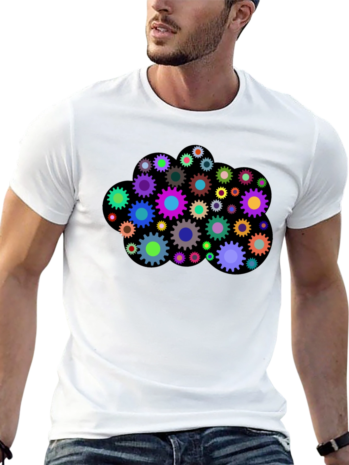 Colorful Gear Cloud T-Shirt