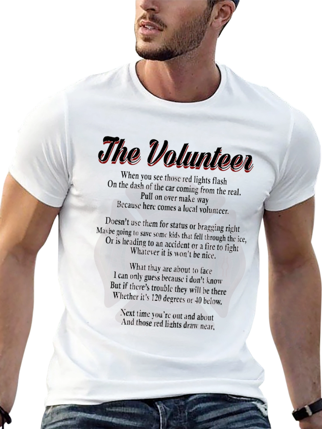 The Volunteer Poem Graphic Tee