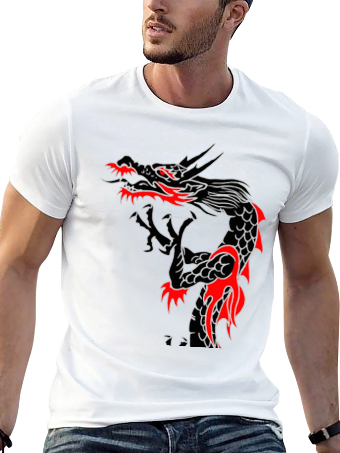 Black Dragon Graphic T-Shirt