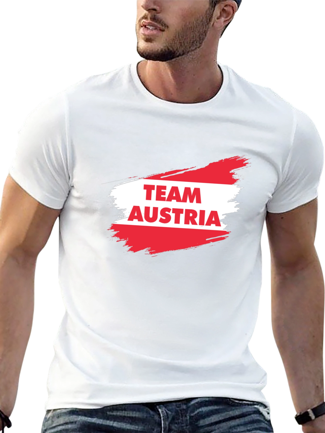 Team Austria T-Shirt - Black Cotton Tee