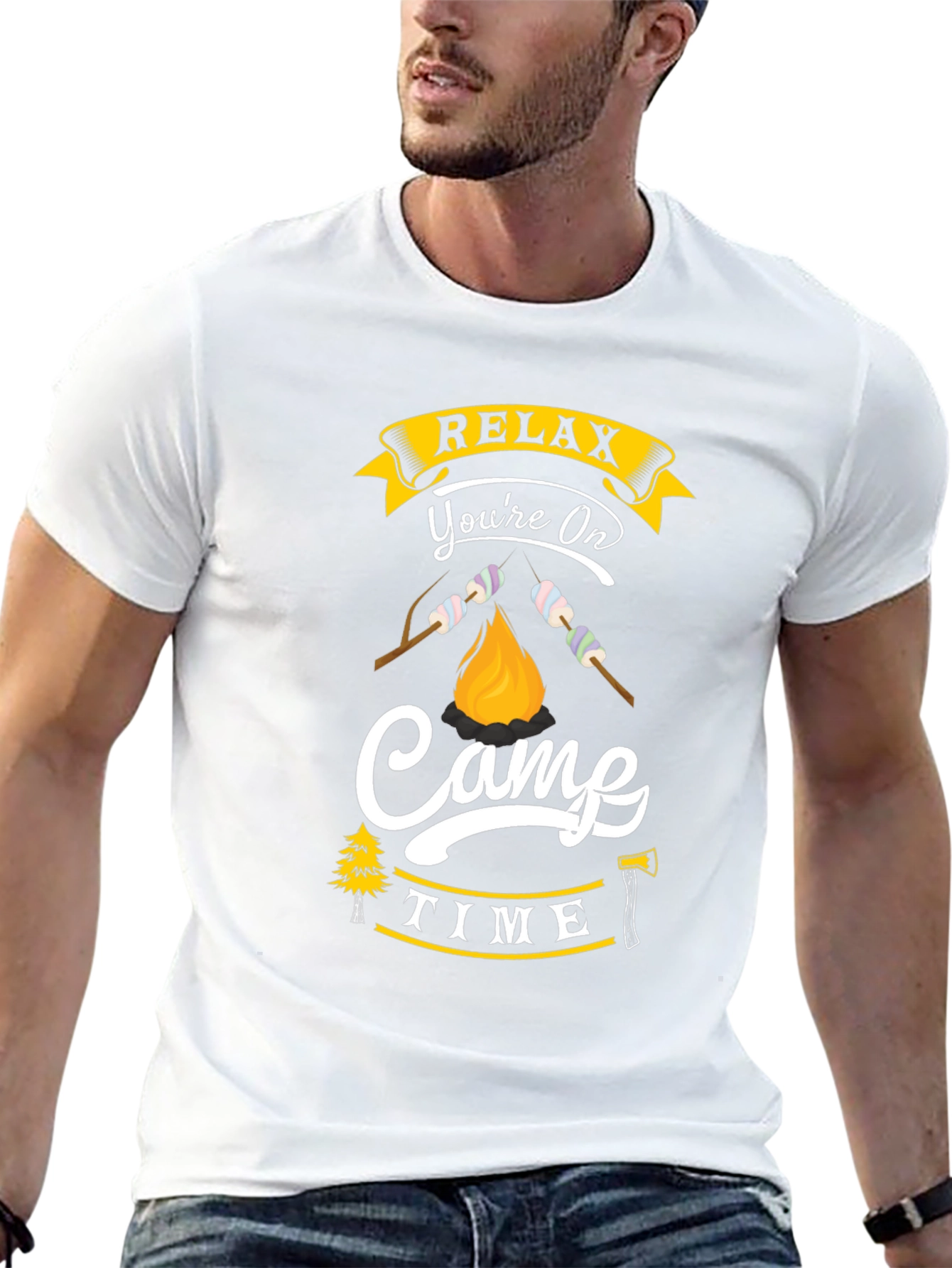 Relax Youre On Camp Time Graphic Tee