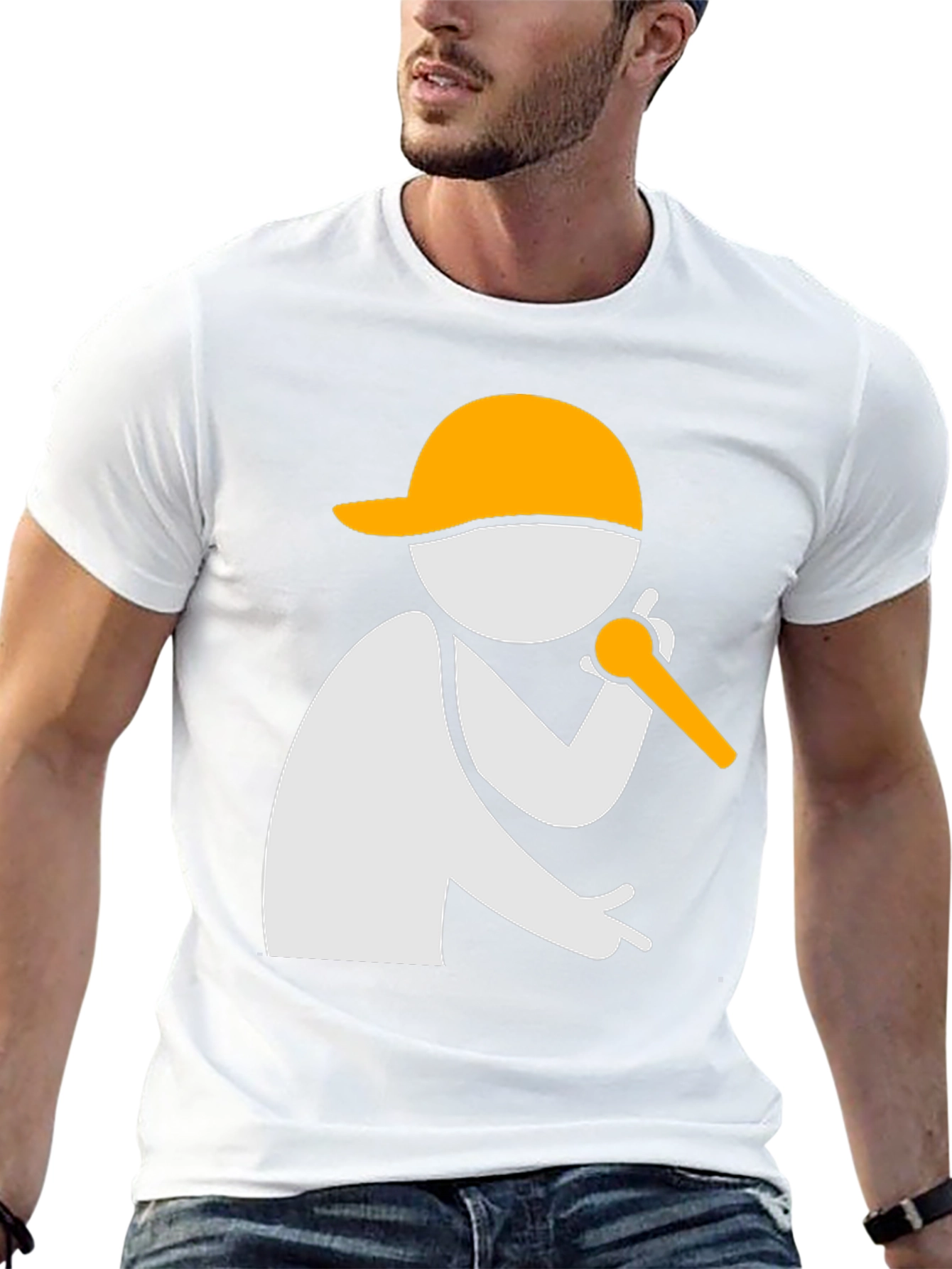 Rapper Graphic T-Shirt - Cool Music Tee