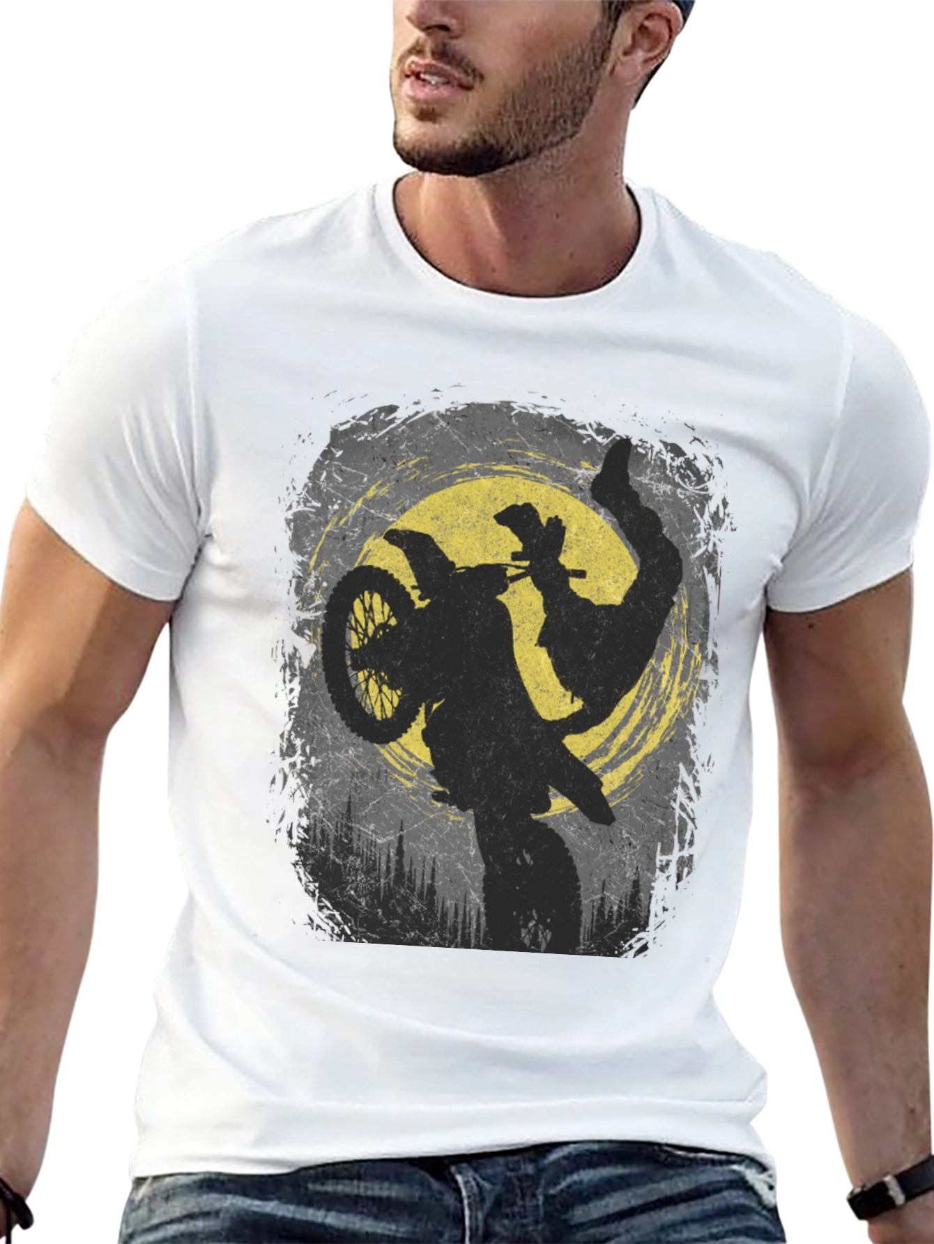 Motorcycle Stunt Graphic Tee
