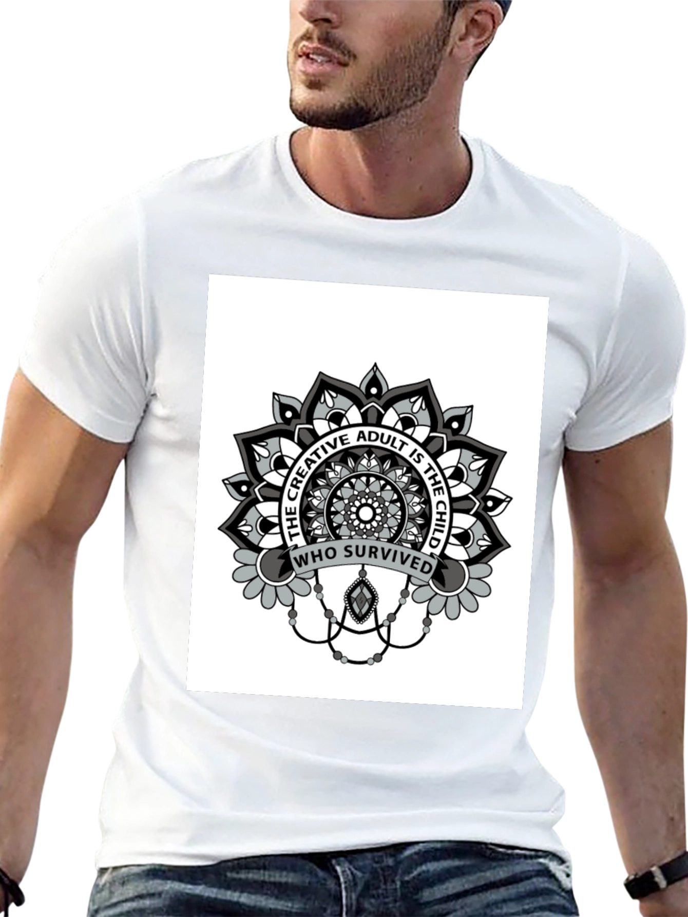 Creative Adult Mandala T-Shirt