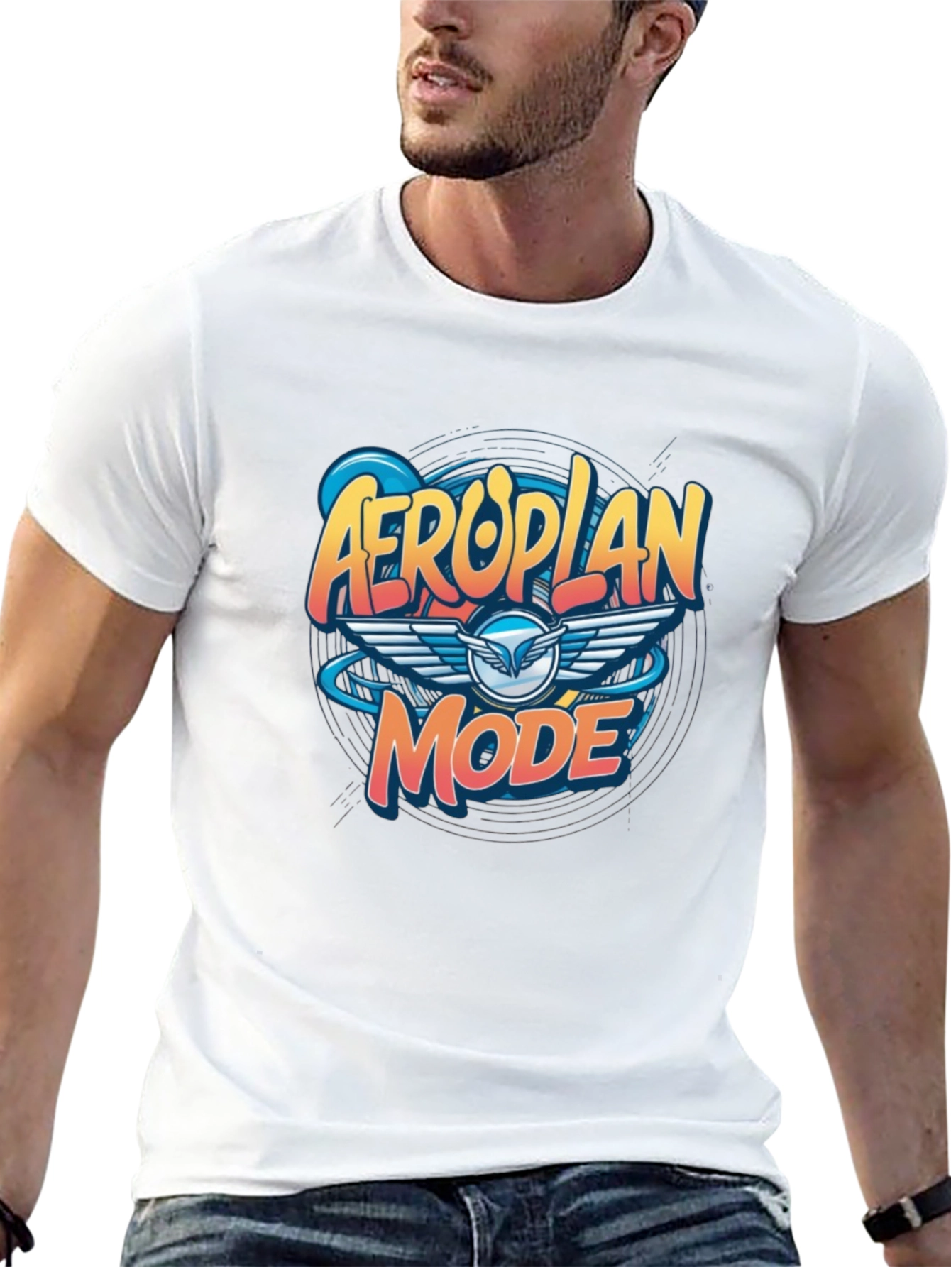 Aeroplan Mode Graphic Tee - Black