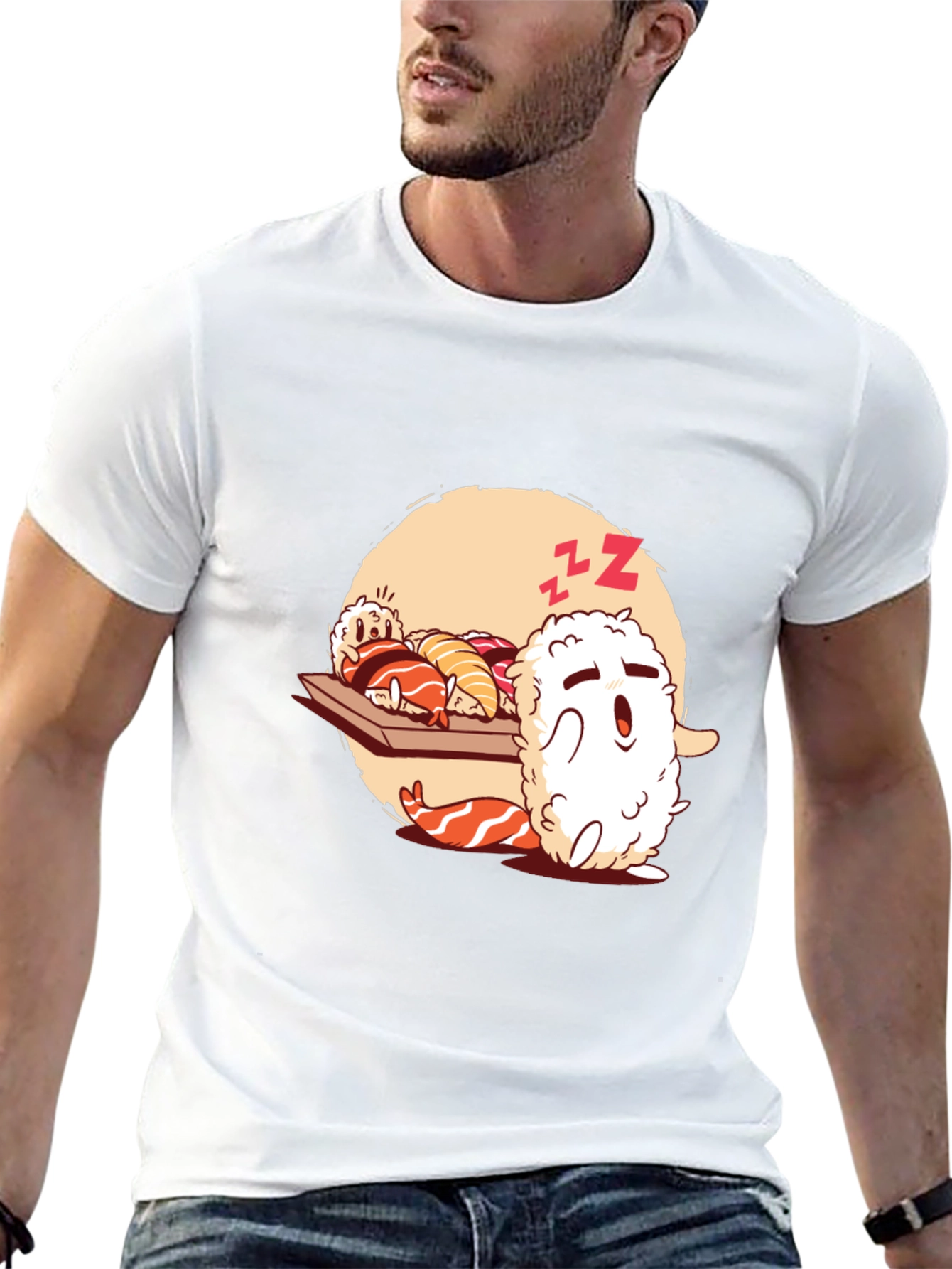 Sushi Sleep Funny T-Shirt