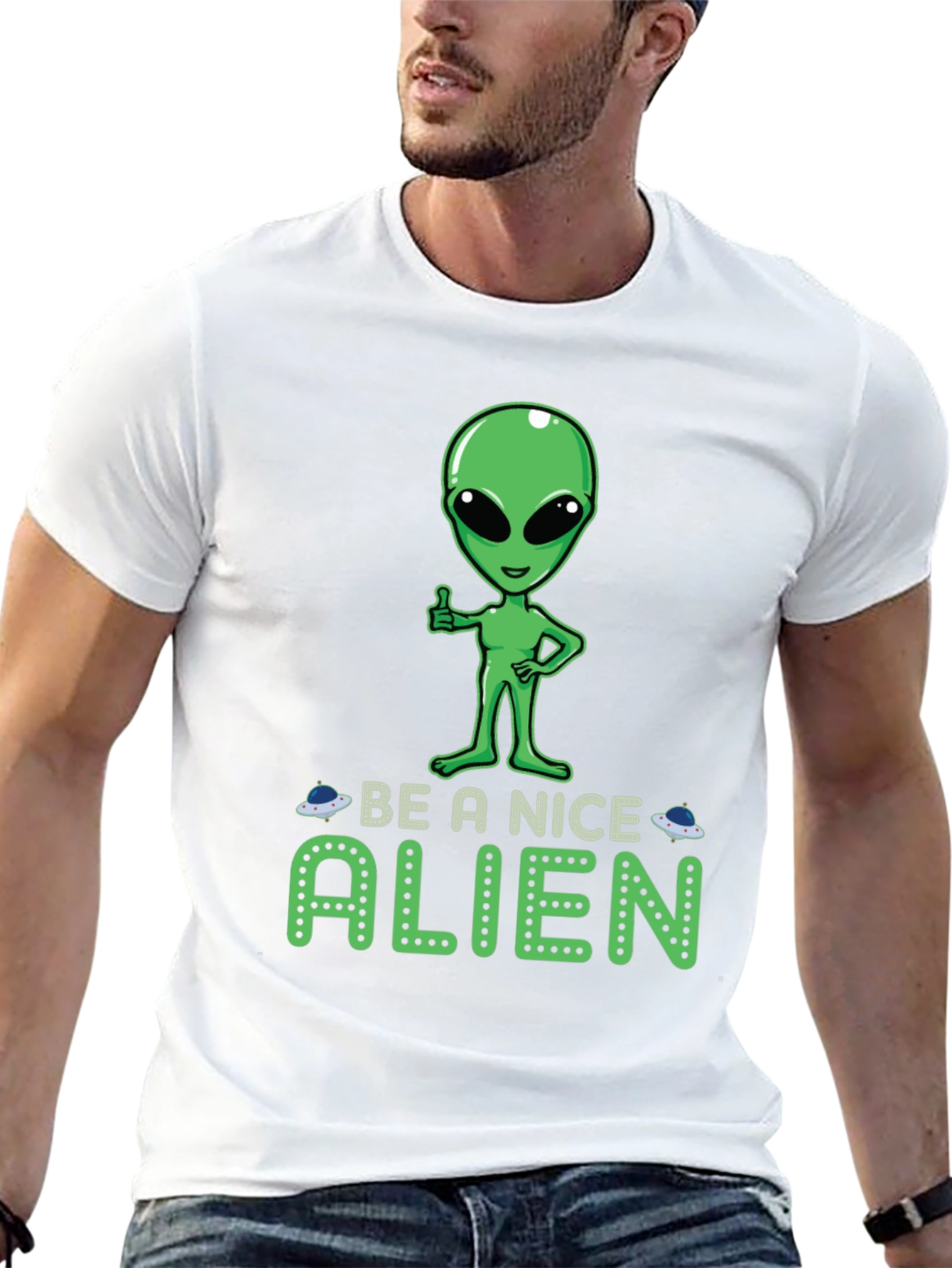 Be A Nice Alien Graphic Tee