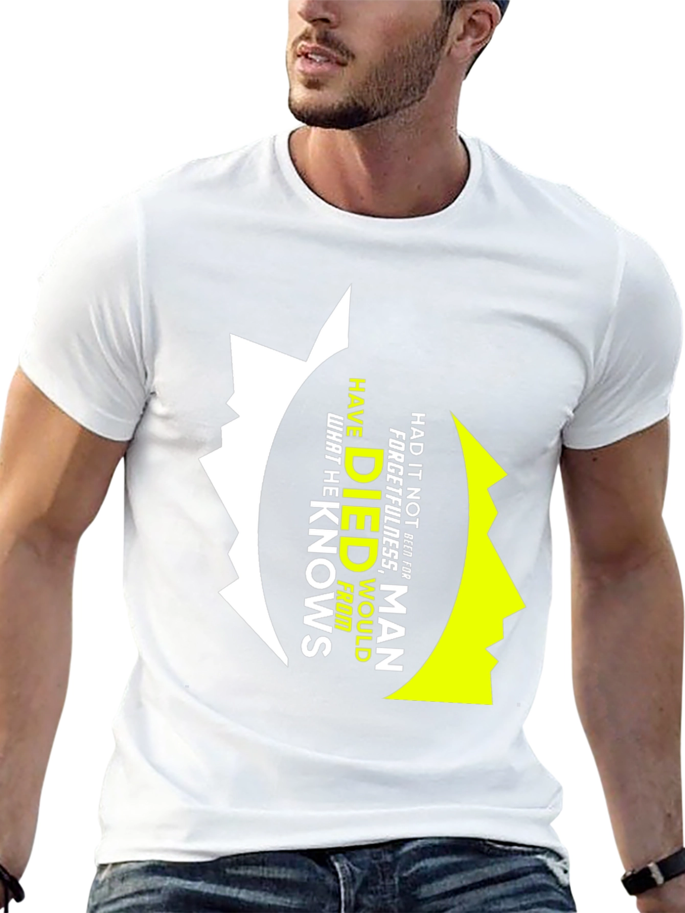 Mens Graphic T-Shirt - Forgetfulness Design