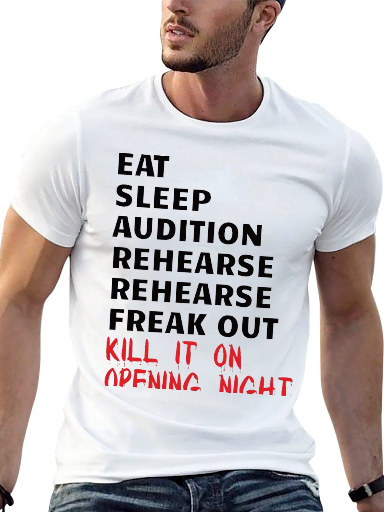 Eat Sleep Audition Graphic Tee