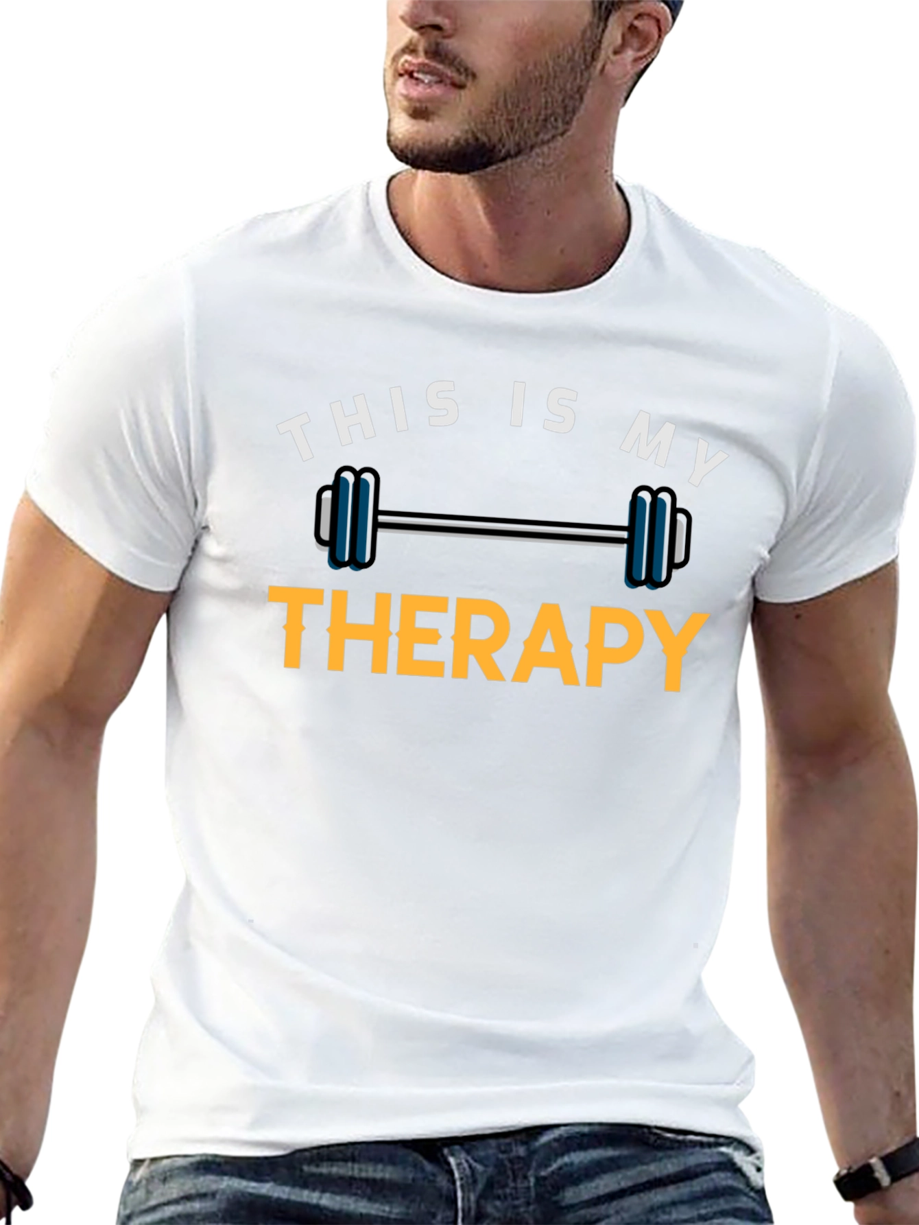 Workout Therapy T-Shirt - Weightlifting Motivation