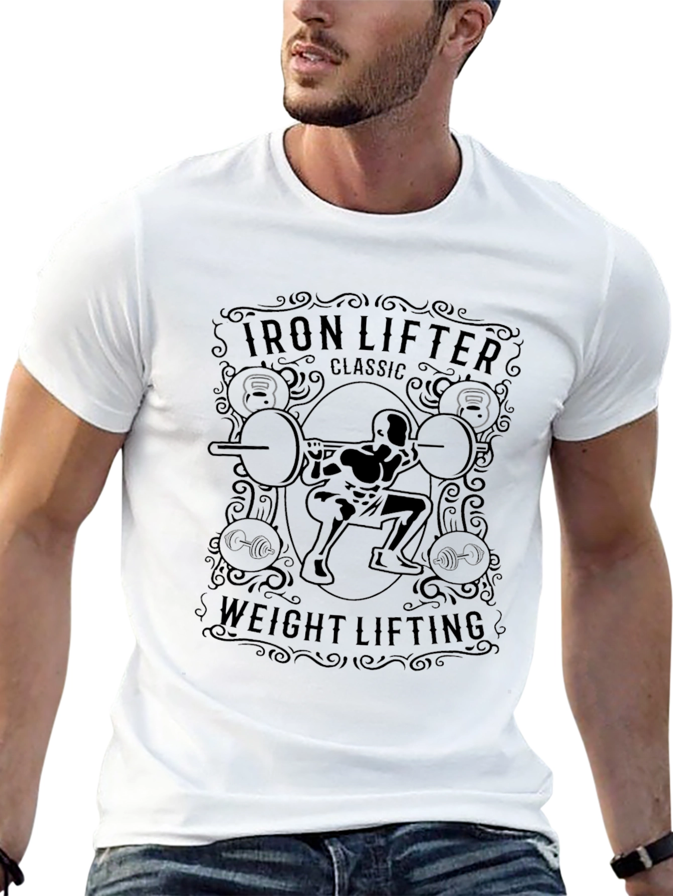 Iron Lifter Classic Weight Lifting T-Shirt