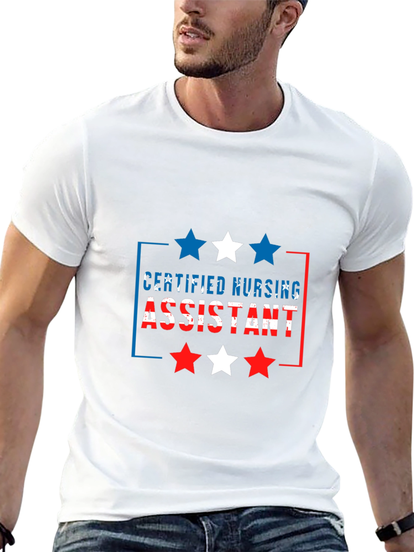 Certified Nursing Assistant Patriotic T-Shirt