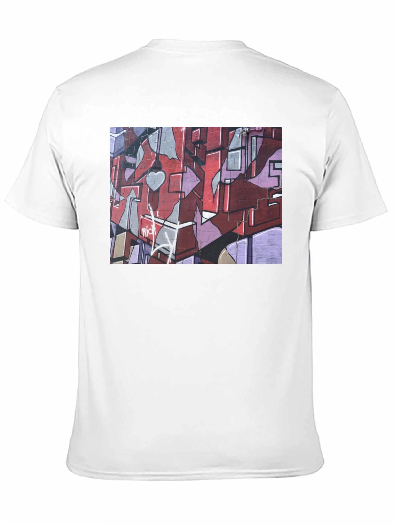 Graffiti Art Tee - Urban Style Black T-Shirt