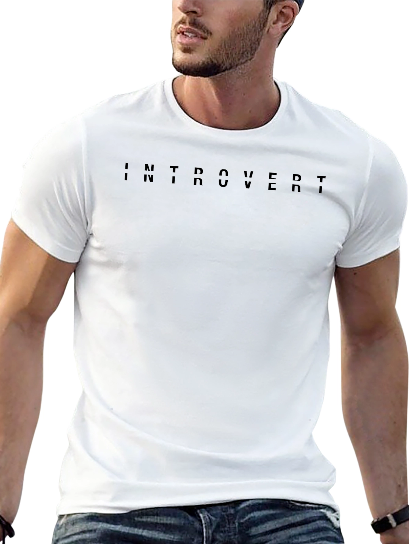 Introvert Graphic Tee - Minimalist Design