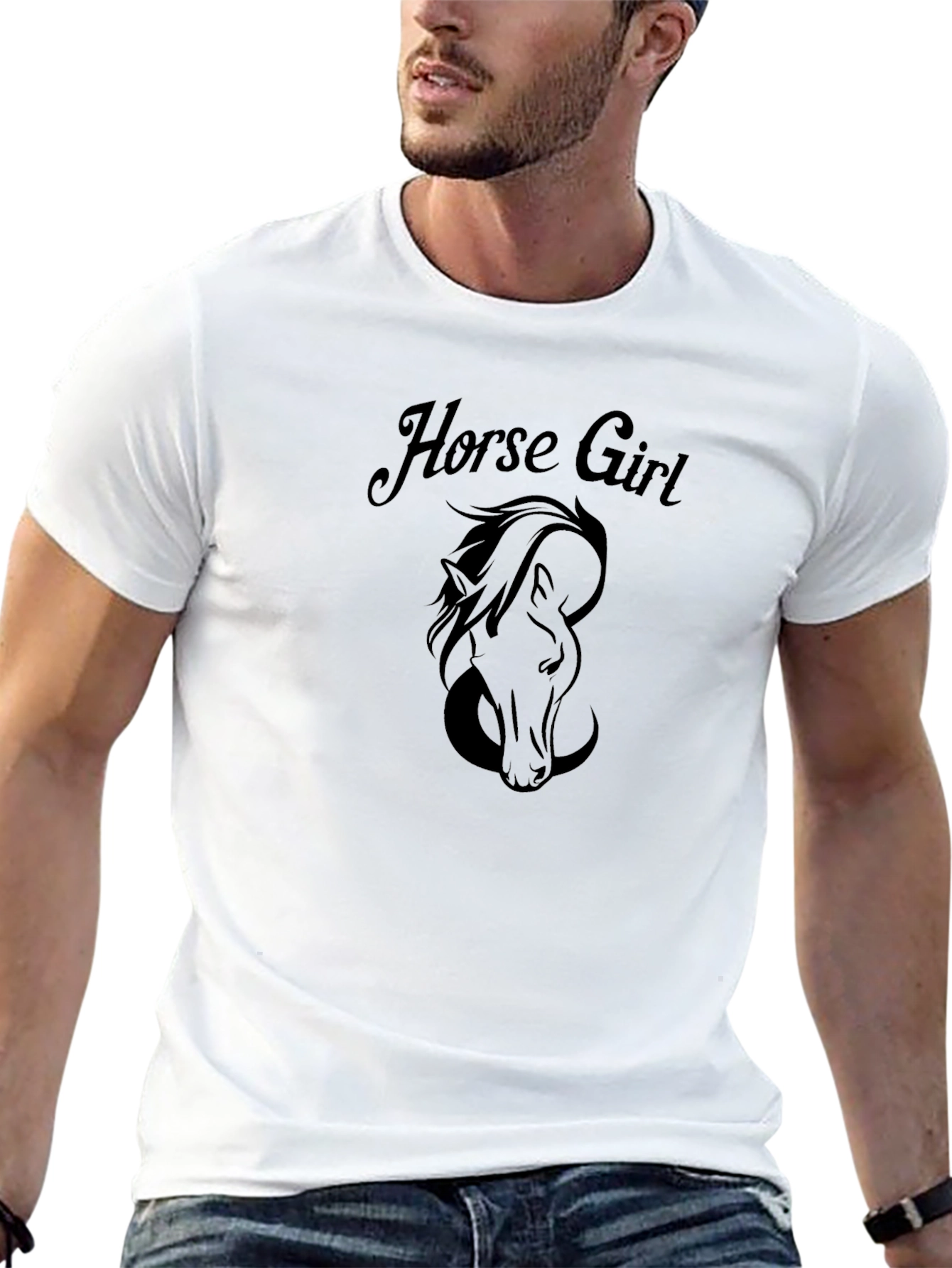 Horse Girl T-Shirt - Equestrian Style Tee