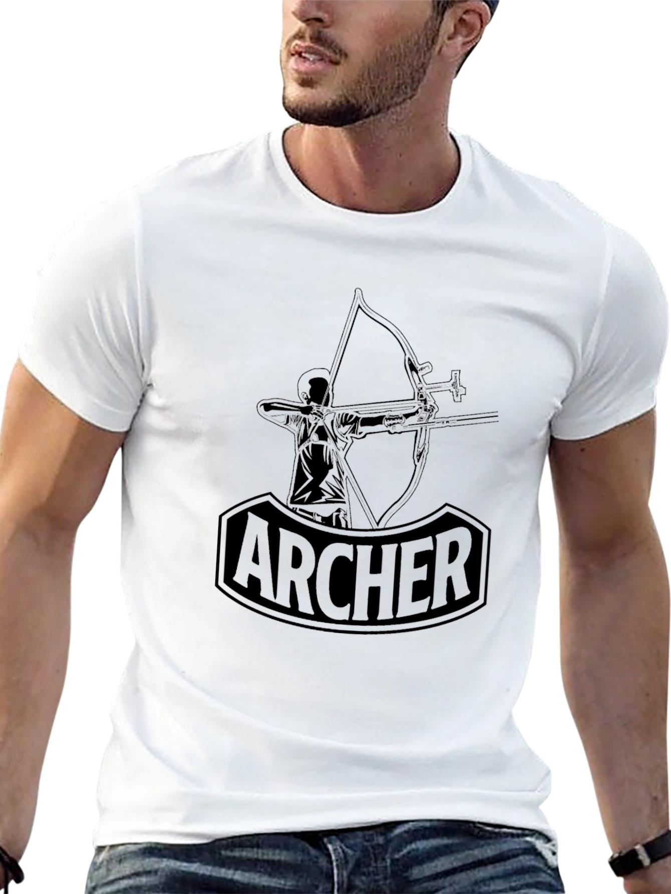 Archer Graphic Tee - Black Archery T-Shirt