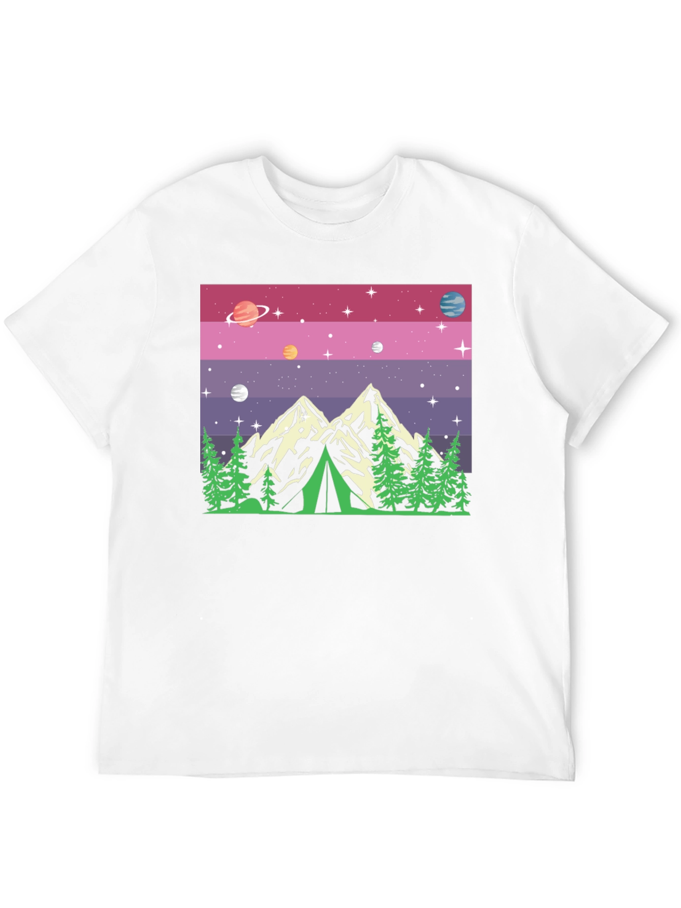 Cosmic Camping Graphic T-Shirt