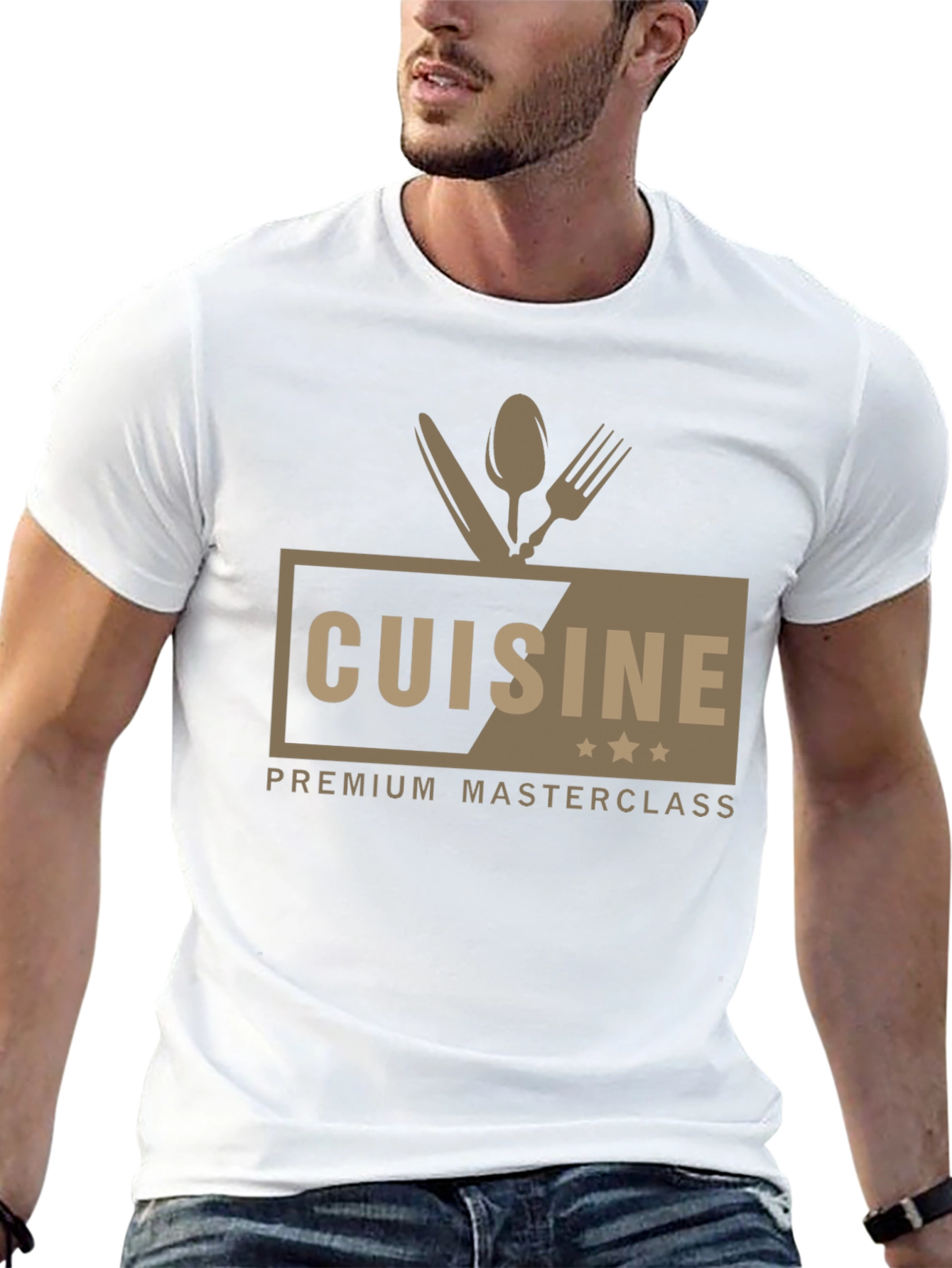 Cuisine Premium Masterclass T-Shirt - Chef Style