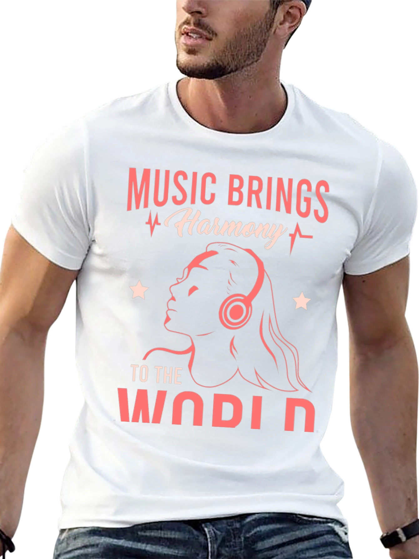 Music Brings Harmony Graphic Tee