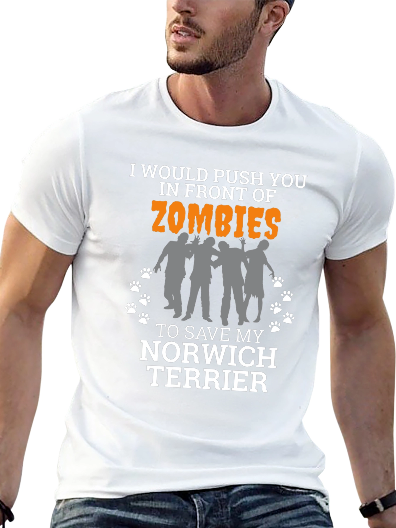 Zombie Norwich Terrier T-Shirt
